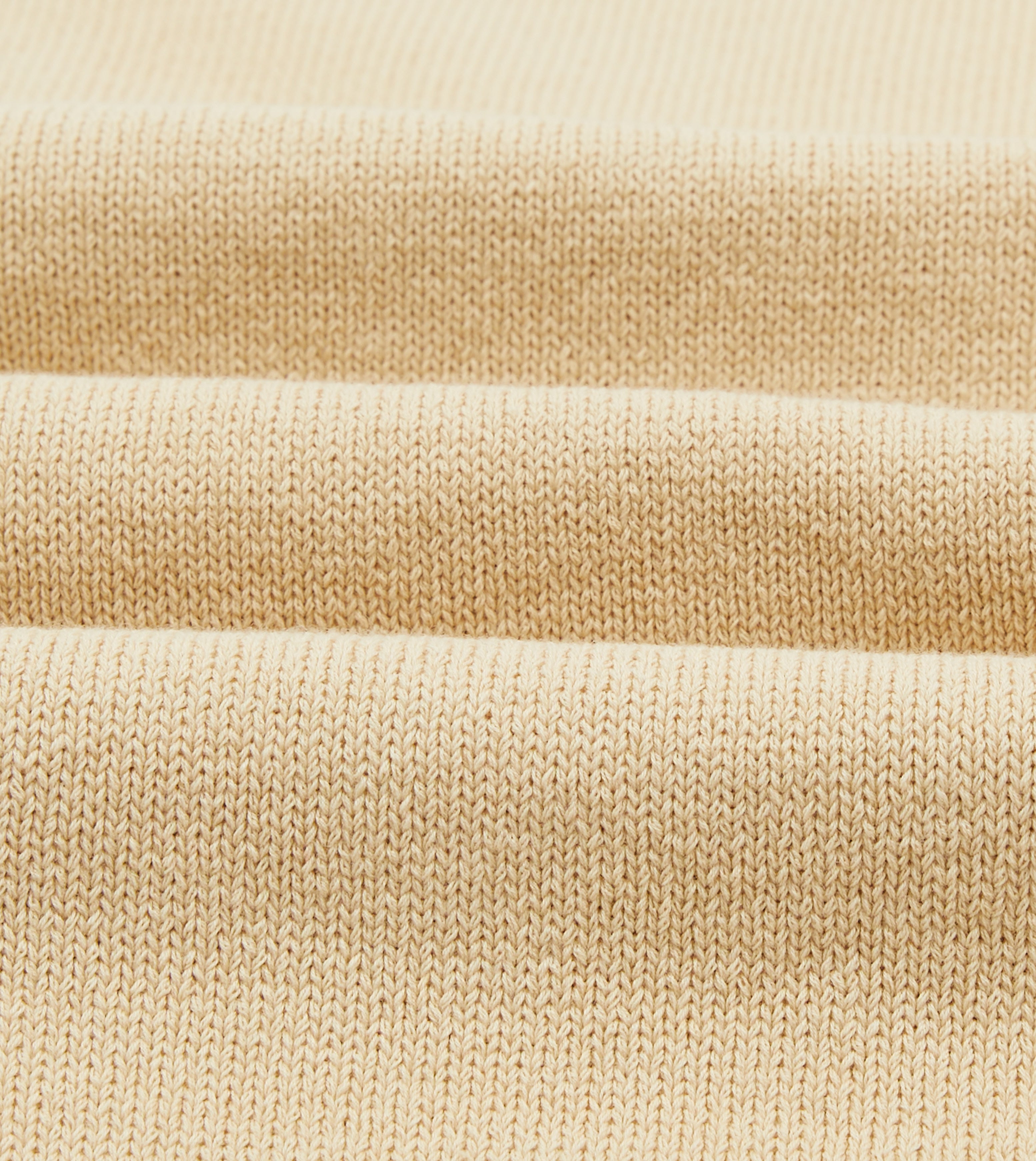 Sand Cotton Button-Through Knit
