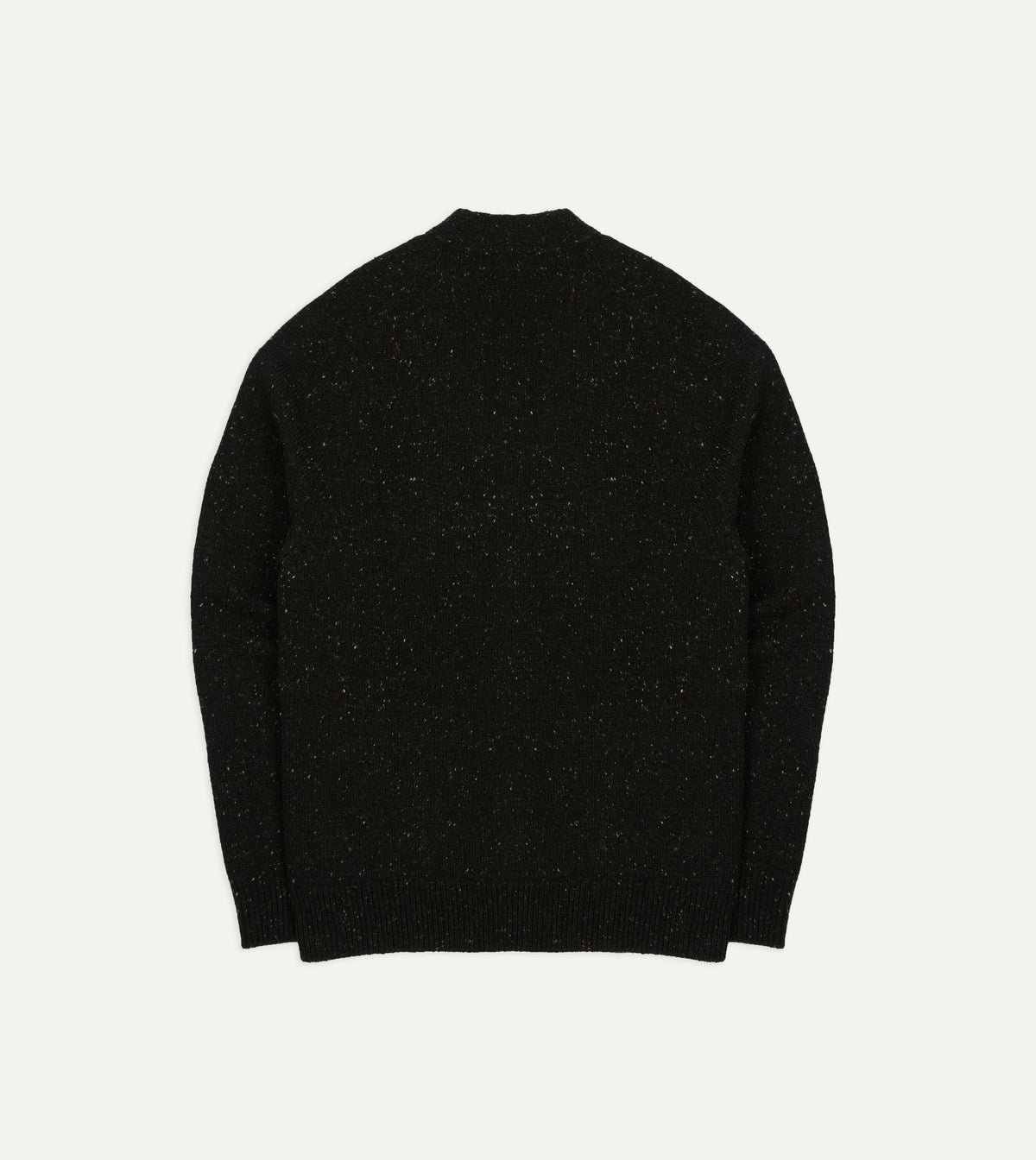 Dark Grey Donegal Button Cardigan