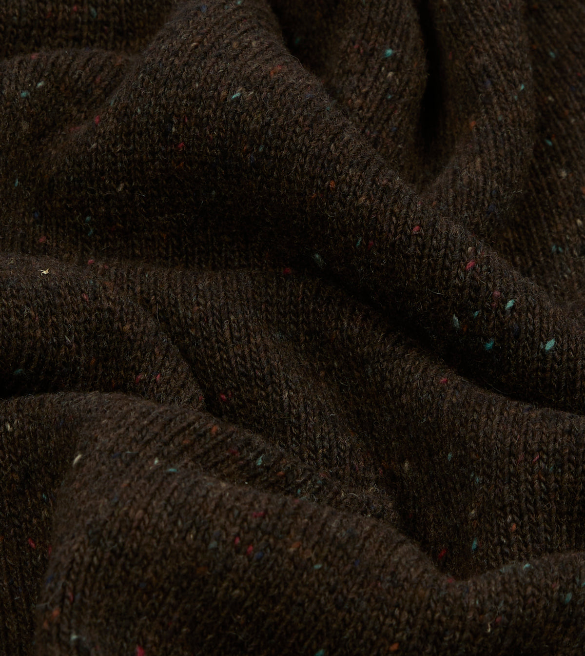 Brown Donegal Button Cardigan
