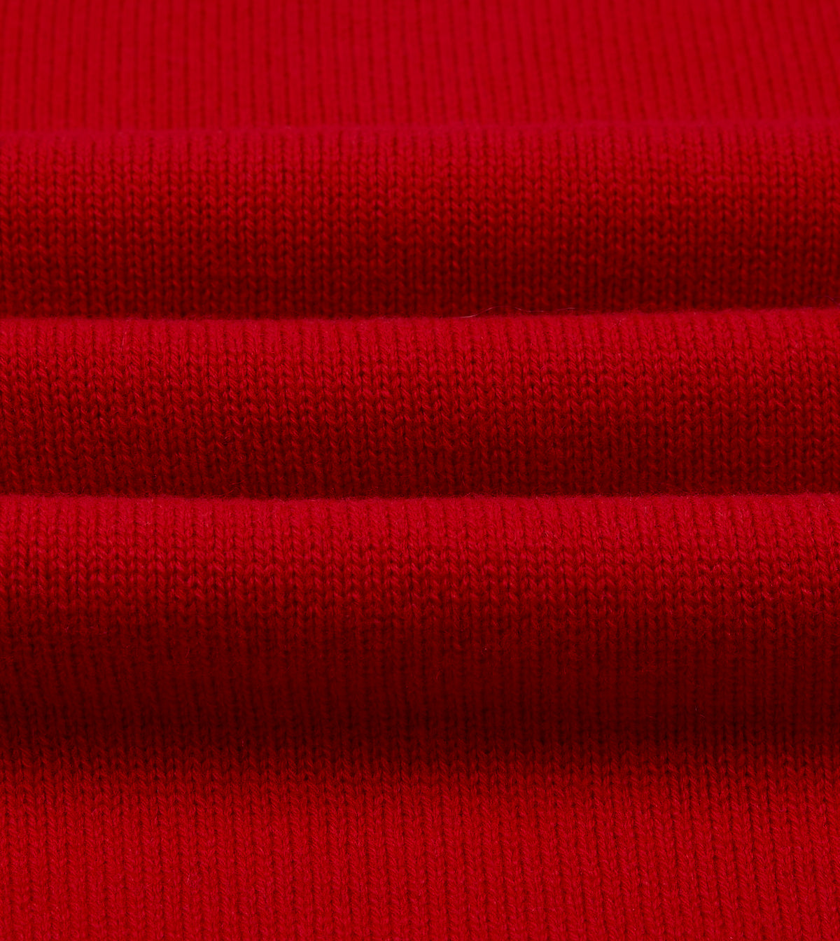 Red Merino Wool Knitted Polo