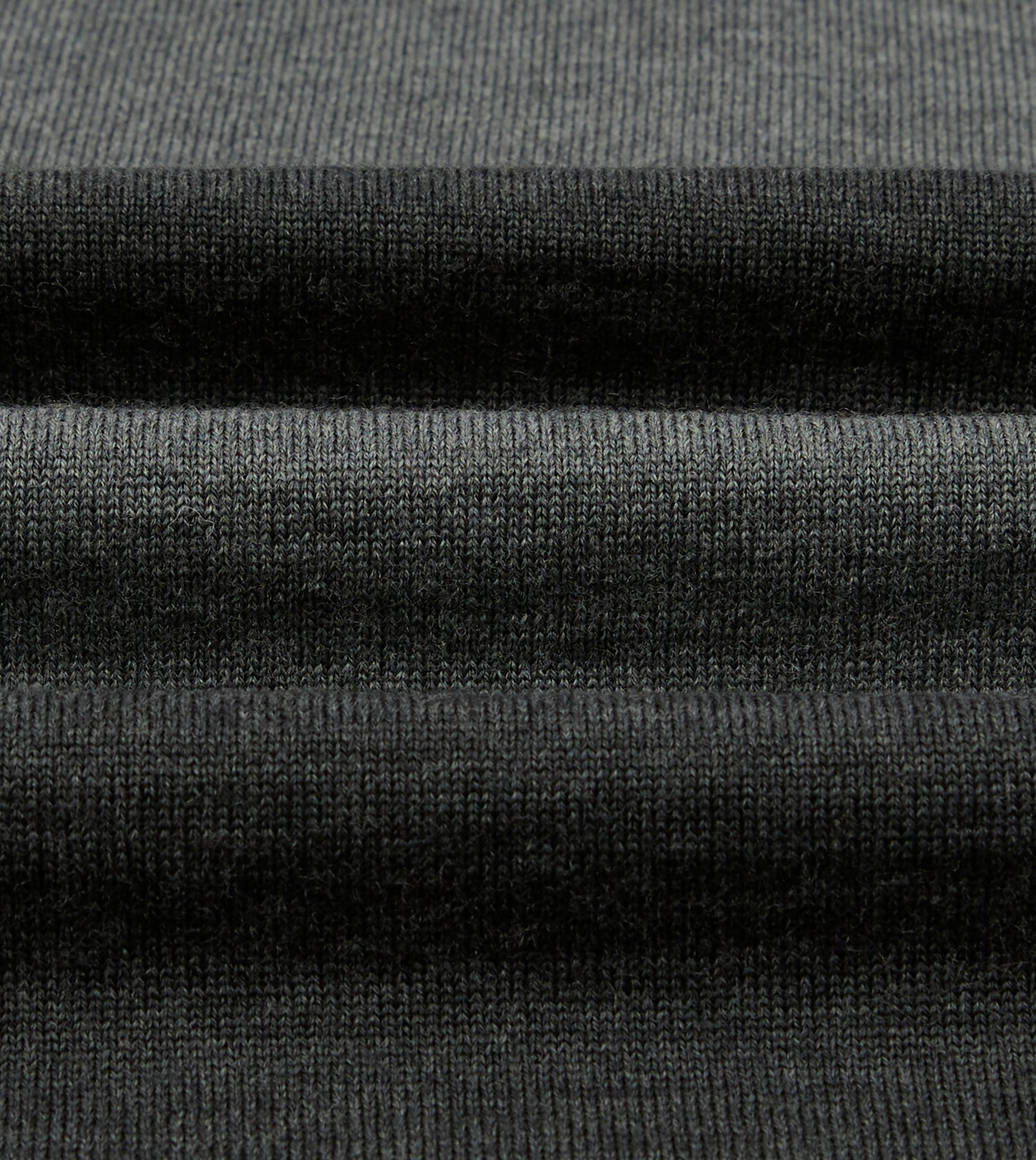 Grey Block Stripe Knitted Rugby Shirt