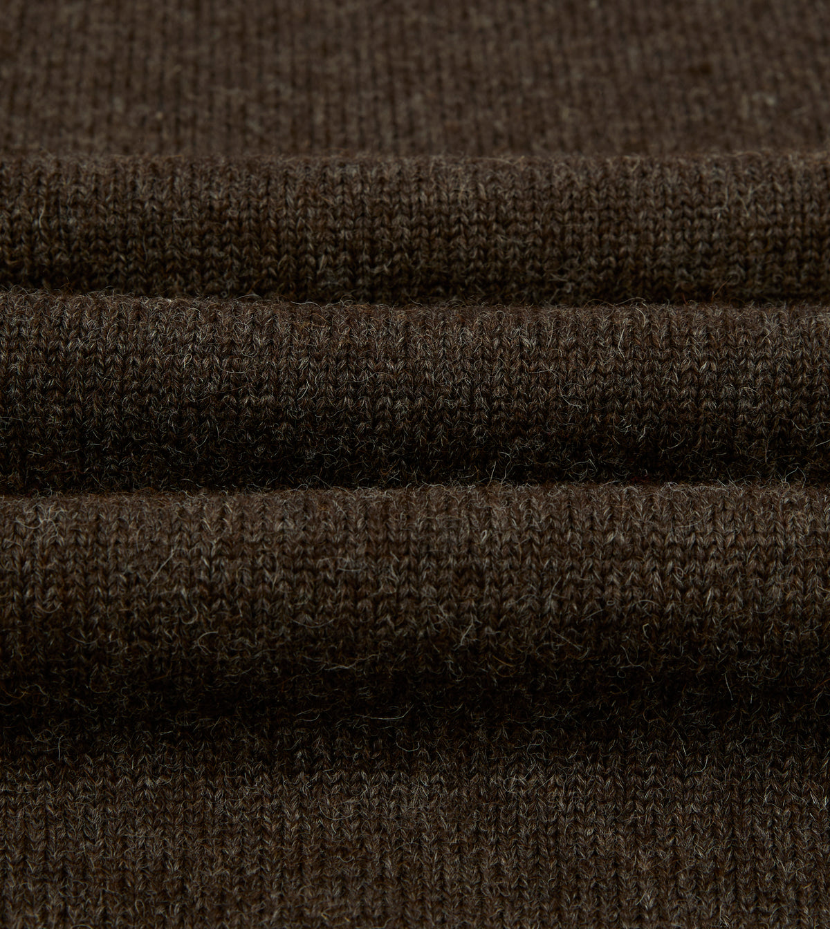 Grey Wool Fisherman's Roll Neck