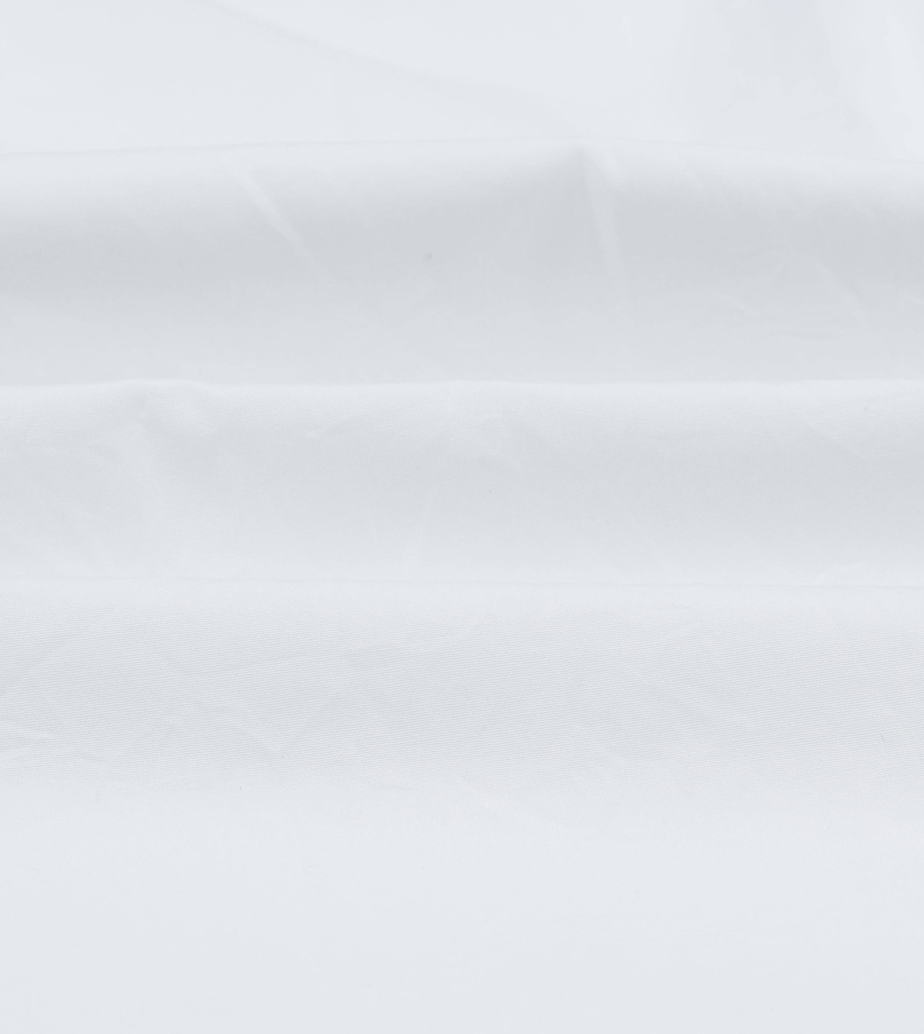 White Cotton Pocket Poplin Button-Down Shirt