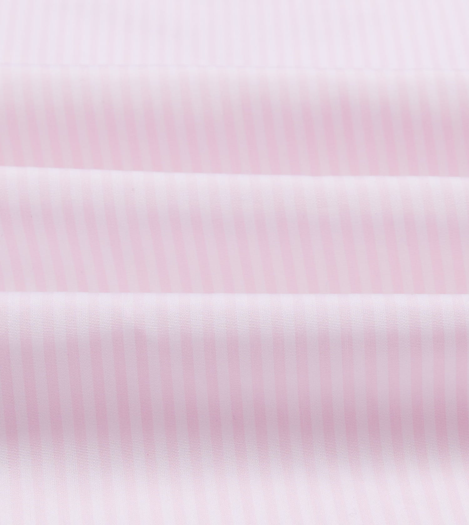 Pink Narrow Stripe Cotton Poplin Button-Down Shirt