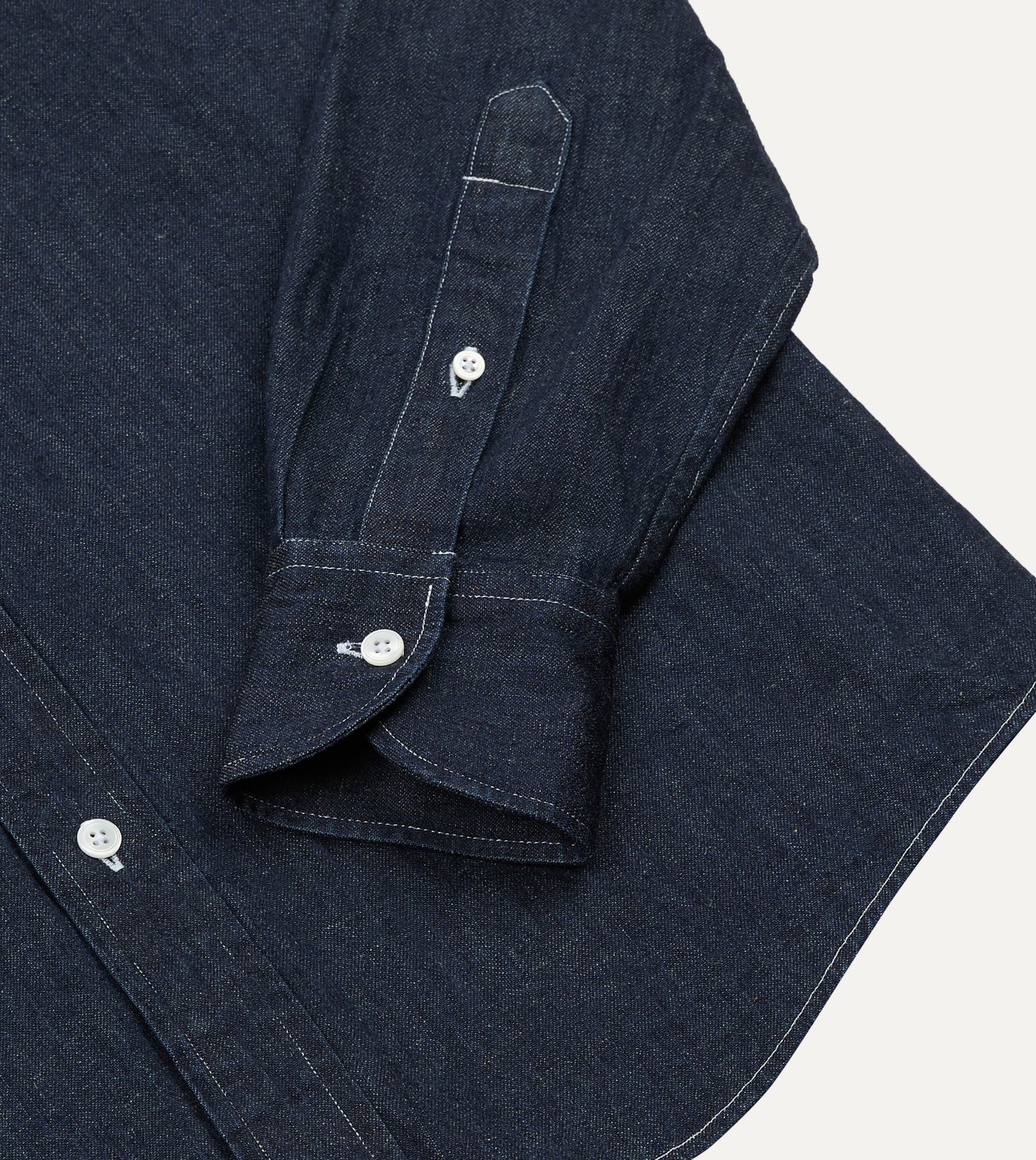 Drake's by A. Levine Denim Button-Down Shirt