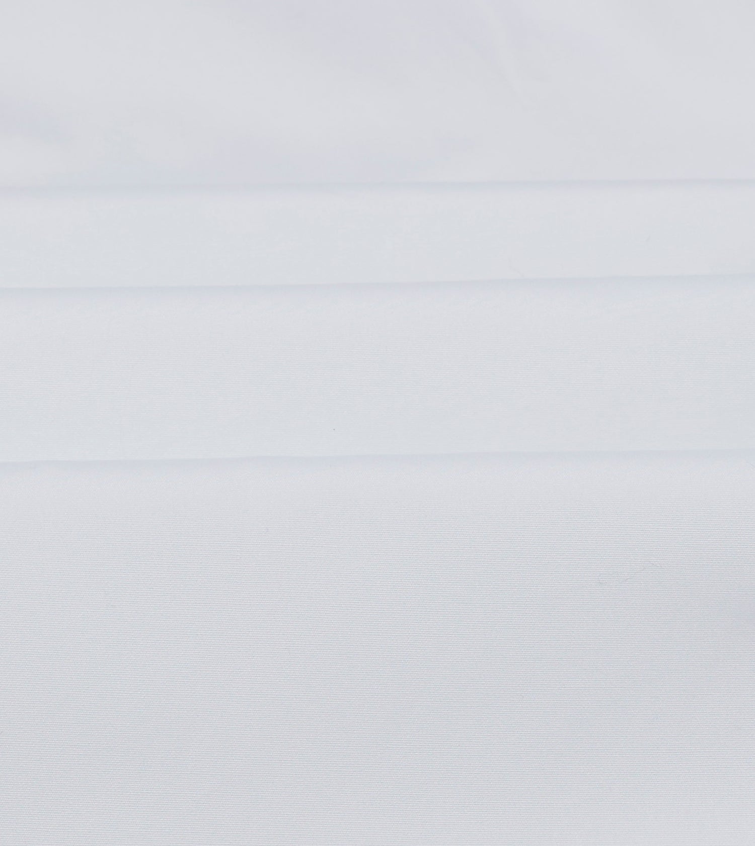 White Long Point Collar Flap Pocket Poplin Shirt