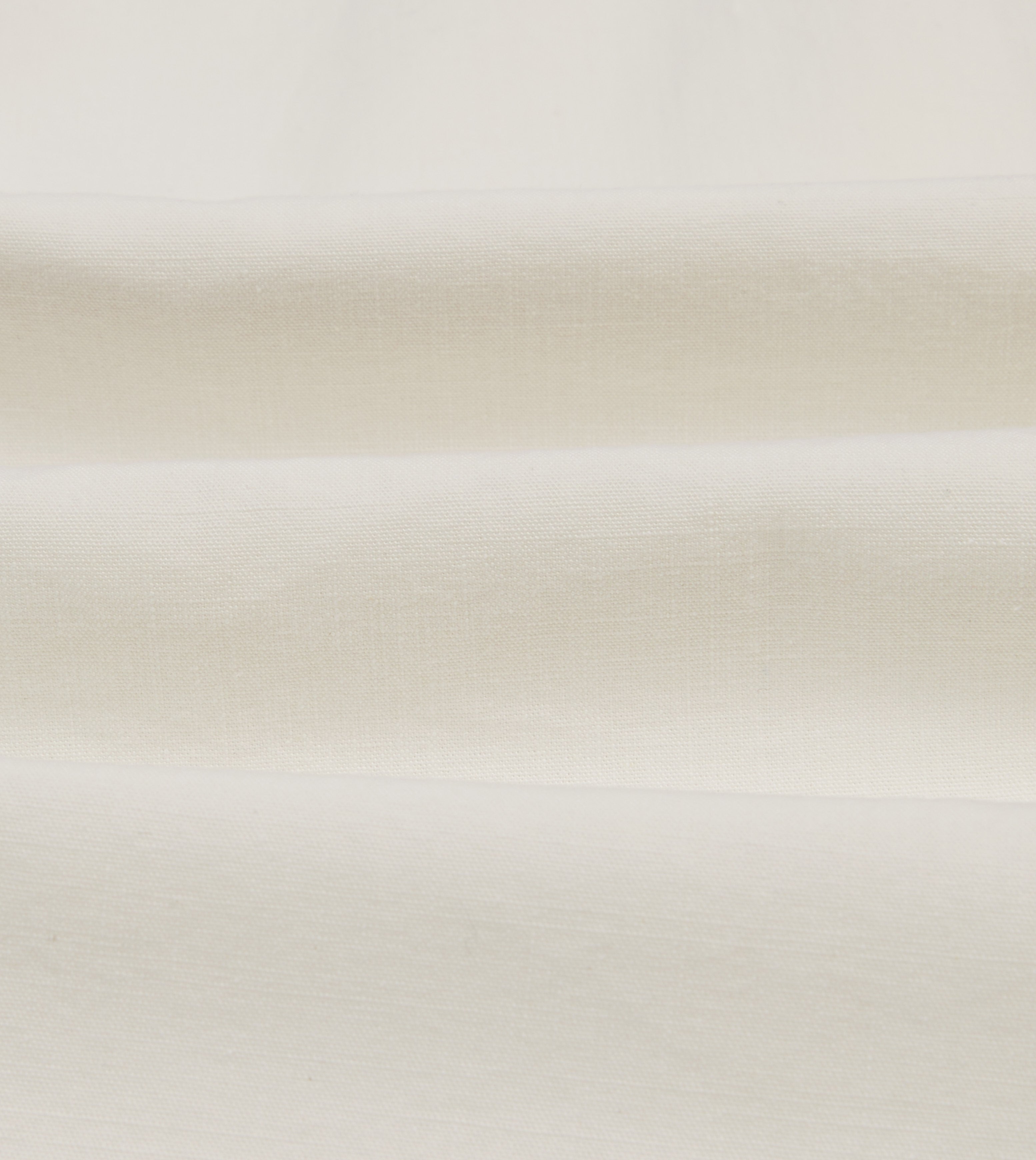 White Cotton Two-Pocket Work Shirt