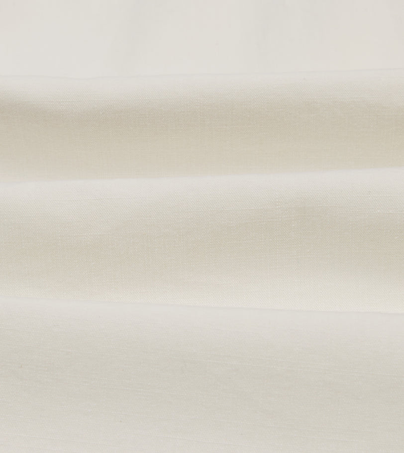 White Cotton Two-Pocket Work Shirt