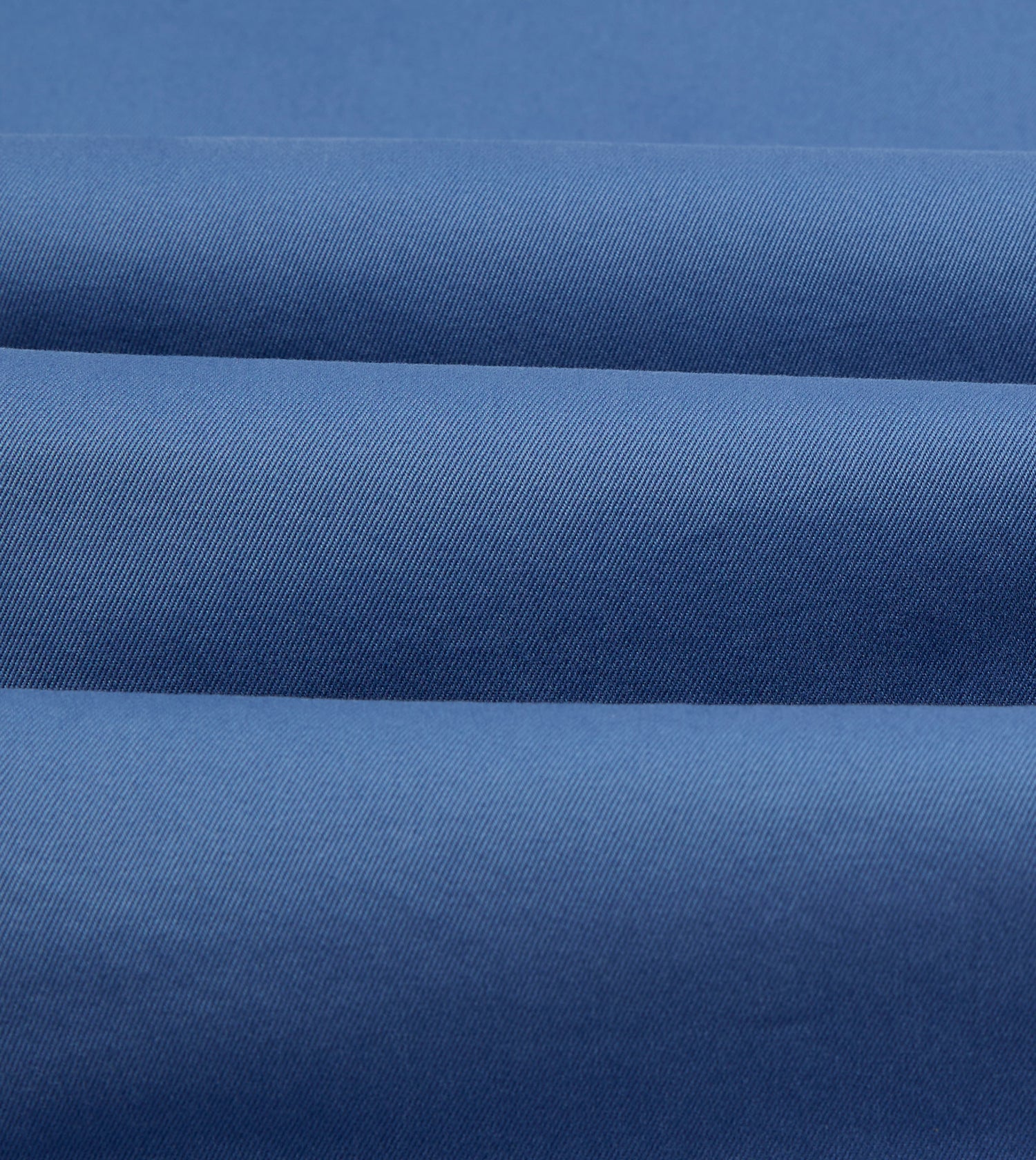 Blue Cotton Long Point Collar Work Shirt