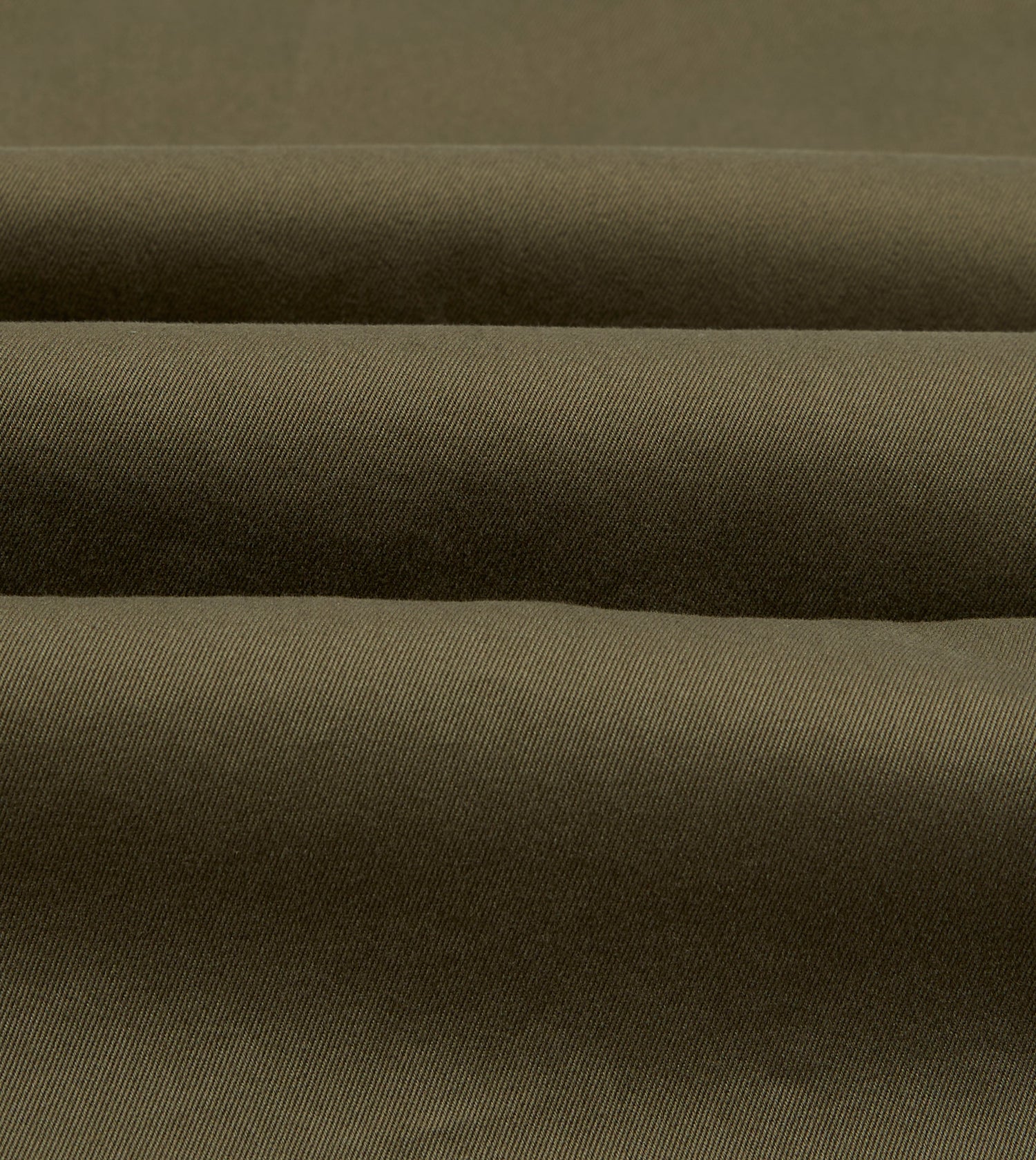 Green Cotton Long Point Collar Work Shirt