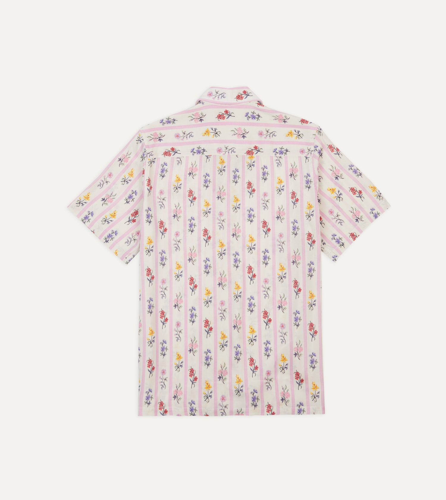 Andreotti & Baribeaud for Drake's 'Normandy Flowers' Short Sleeve Shirt