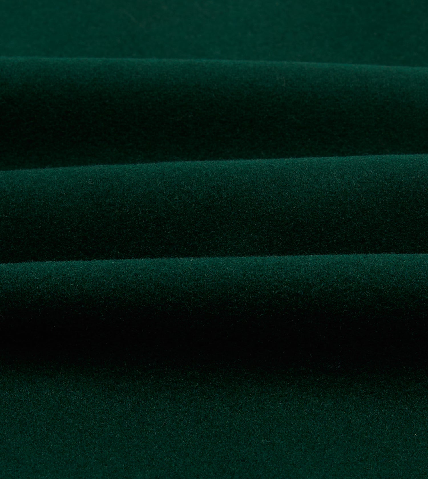 Green Wool Four-Pocket Camp Collar Work Shirt