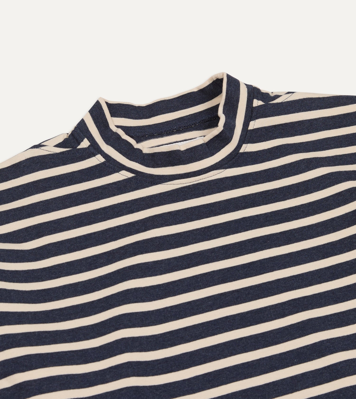 Indigo and Ecru Breton T-Shirt