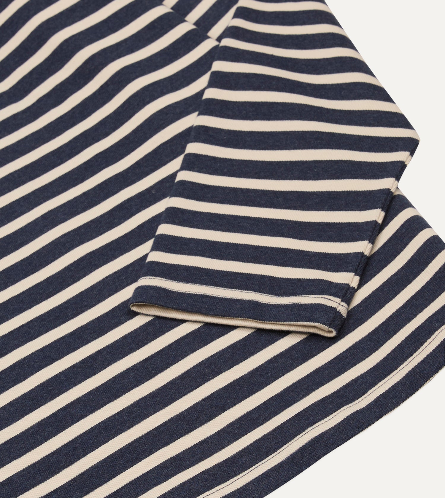Indigo and Ecru Breton T-Shirt