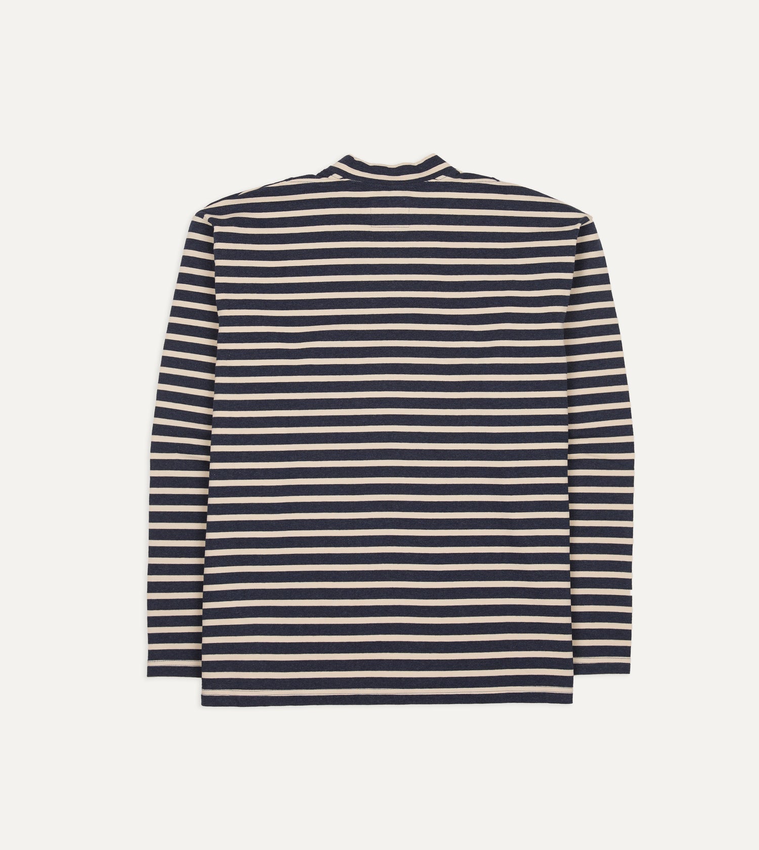 Indigo and Ecru Breton T-Shirt
