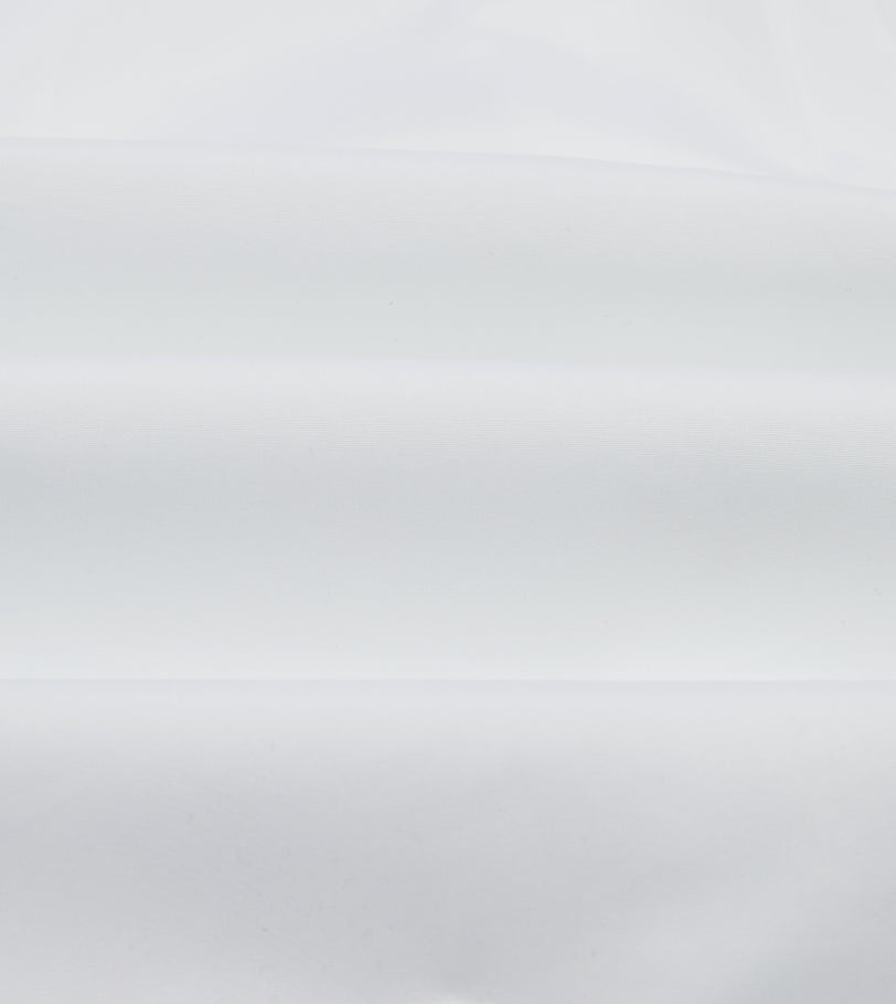 White Cotton Long Point Collar Dinner Shirt