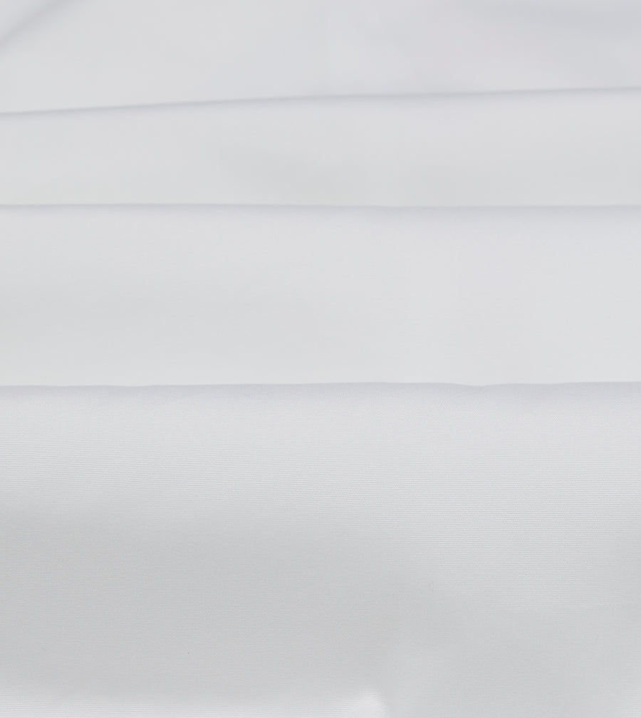 White Cotton Pleated Bib Front Dinner Shirt