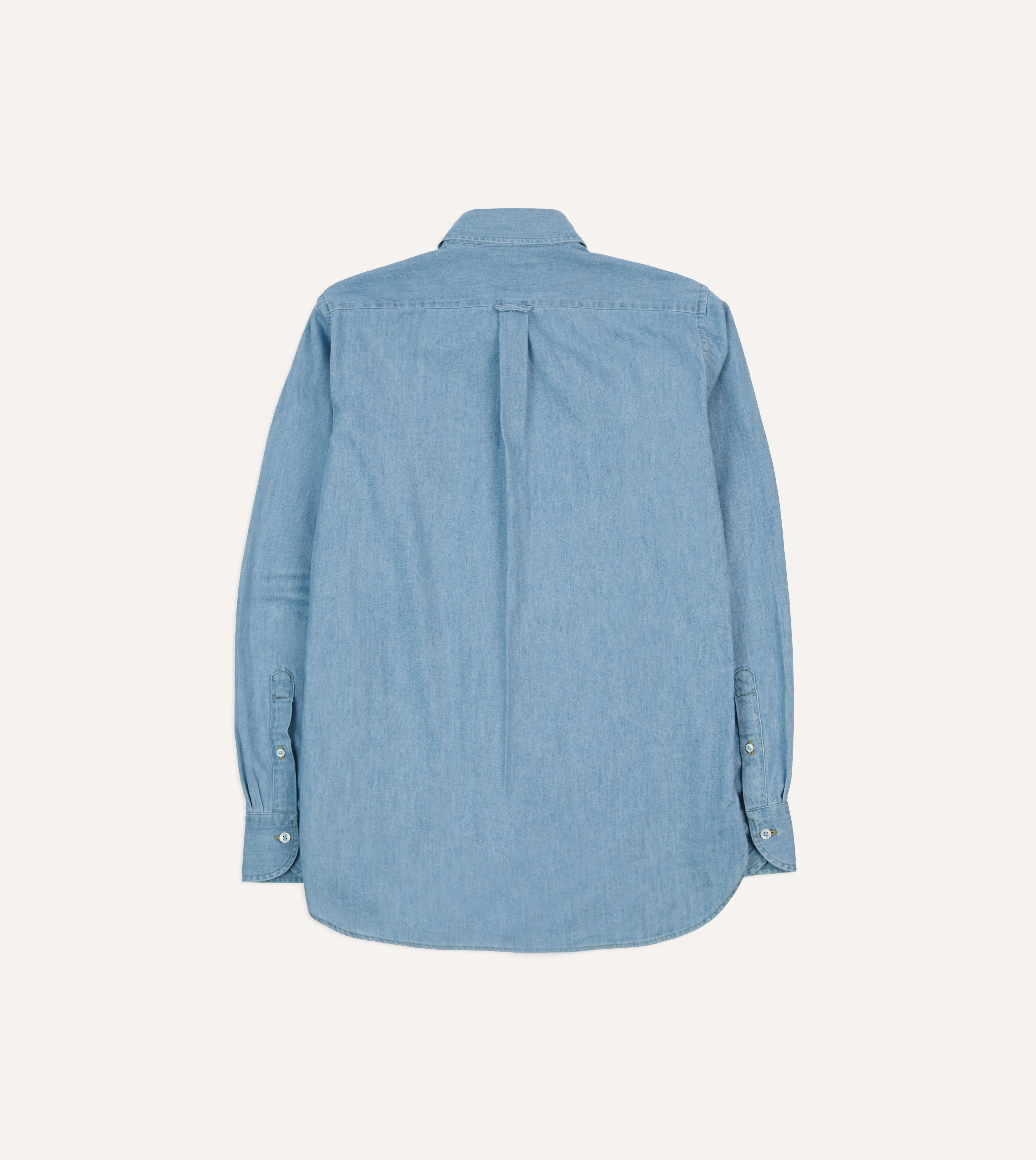 Bleach Wash Denim Work Shirt