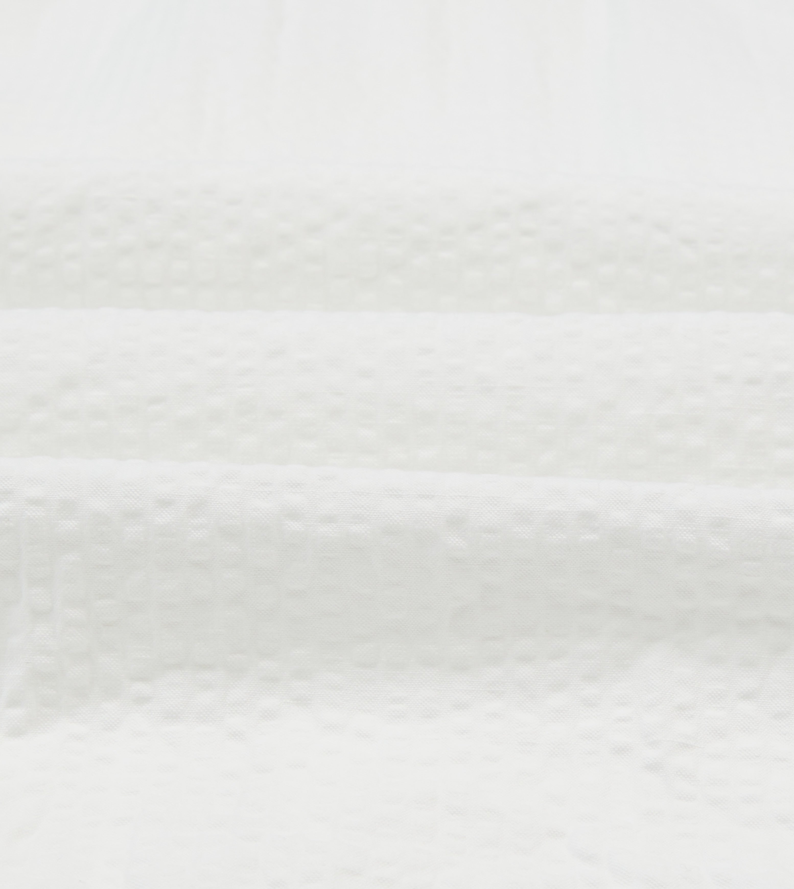 White Cotton-Linen Short Sleeve Cuban Shirt