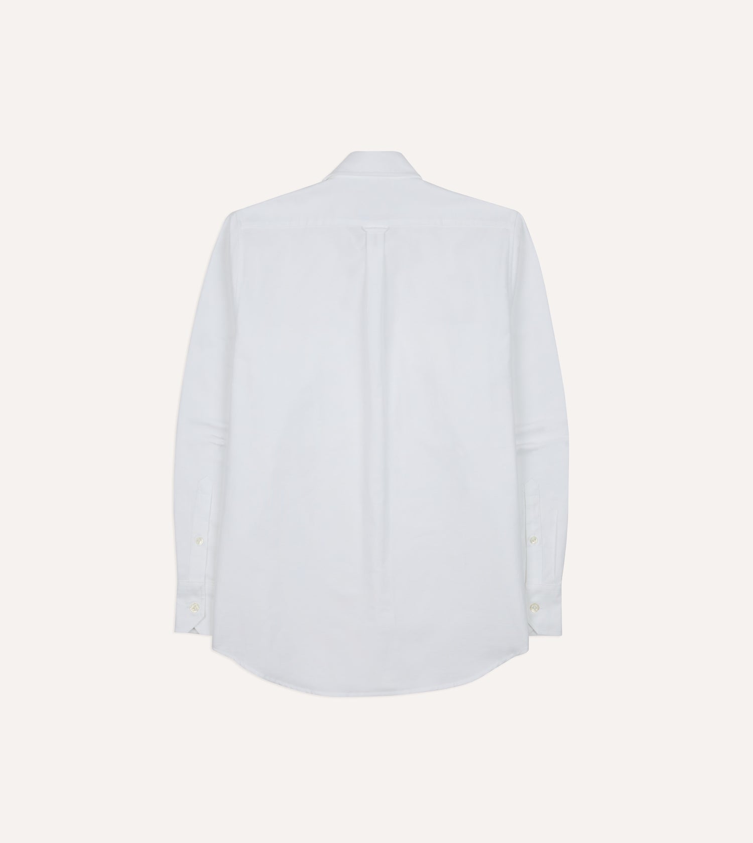 White Oxford Cotton Military Shirt