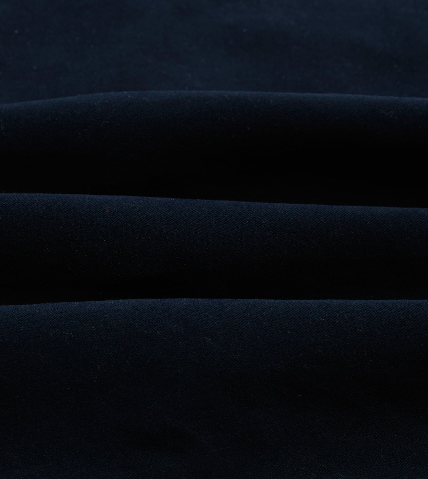 Navy Moleskin Two-Pocket Western Shirt