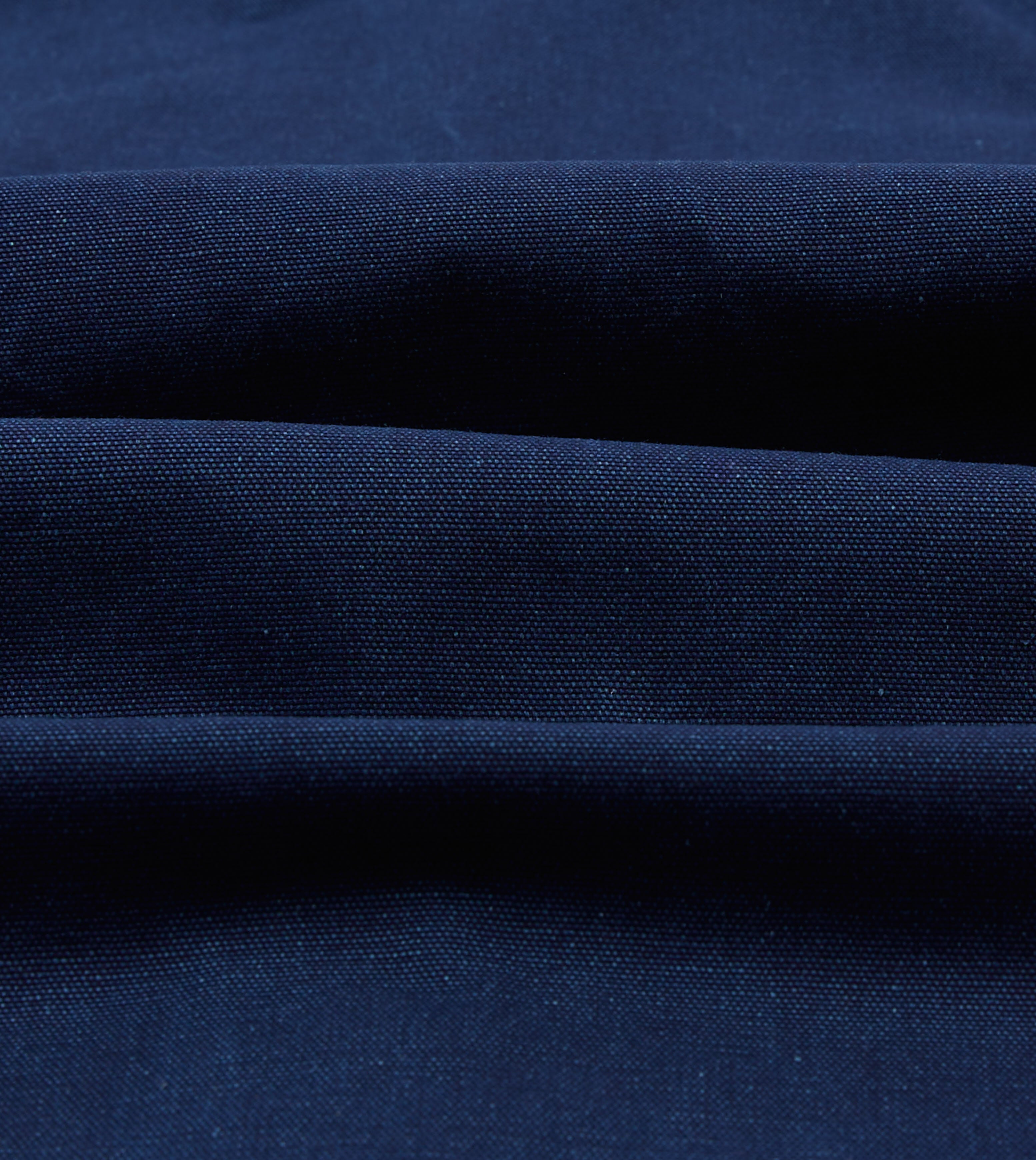 Indigo Canvas Two-Pocket Western Shirt