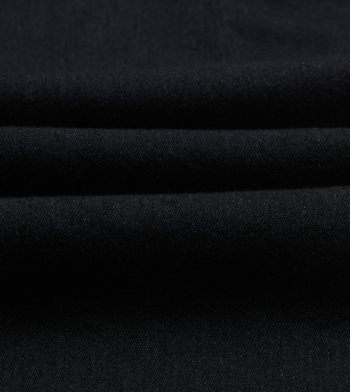 Black Denim Two-Pocket Western Shirt