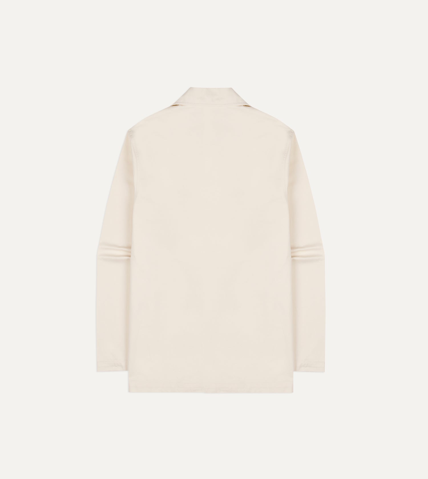 Ecru Cotton Tie Front Smock