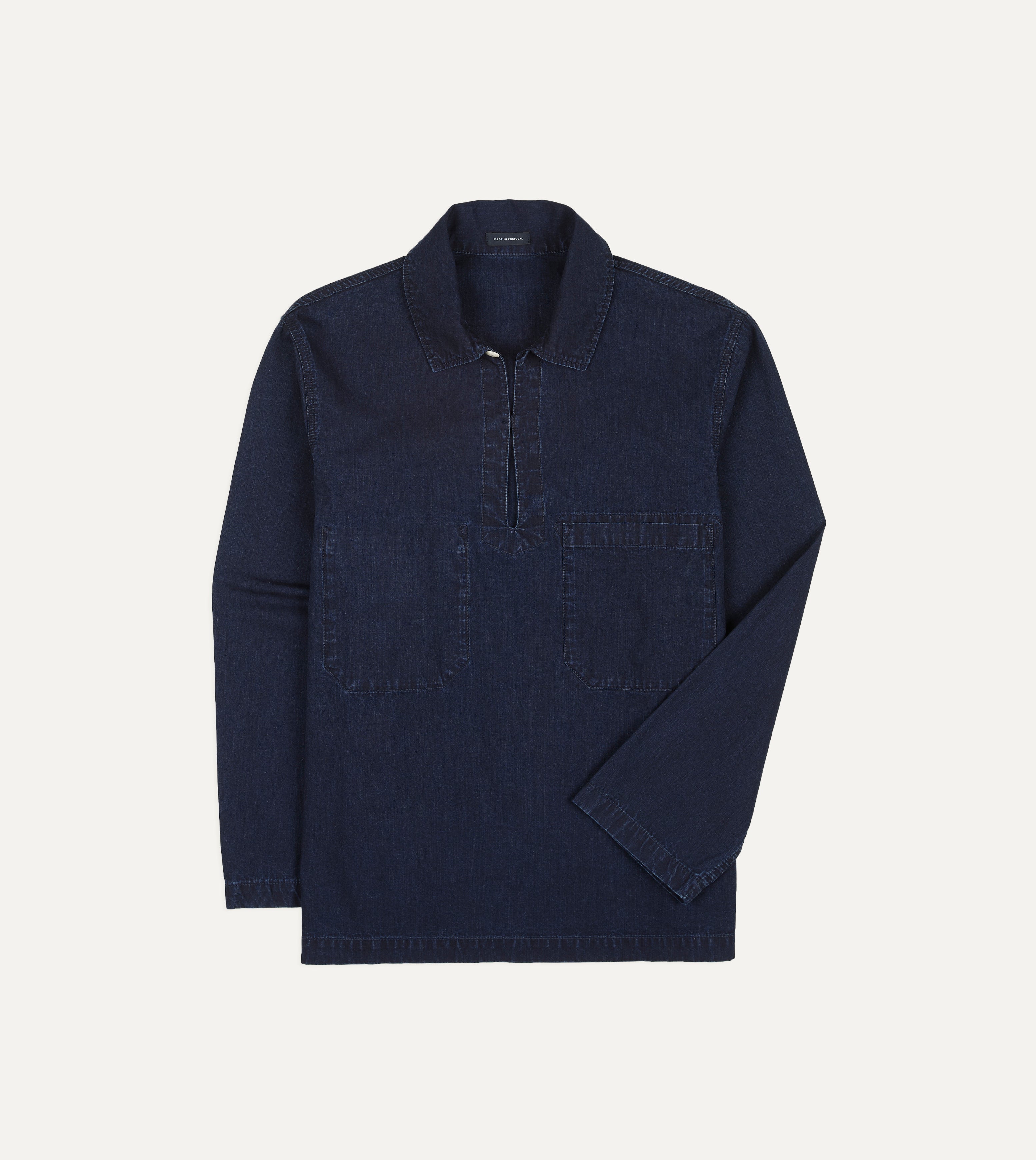 Indigo Cotton Smock