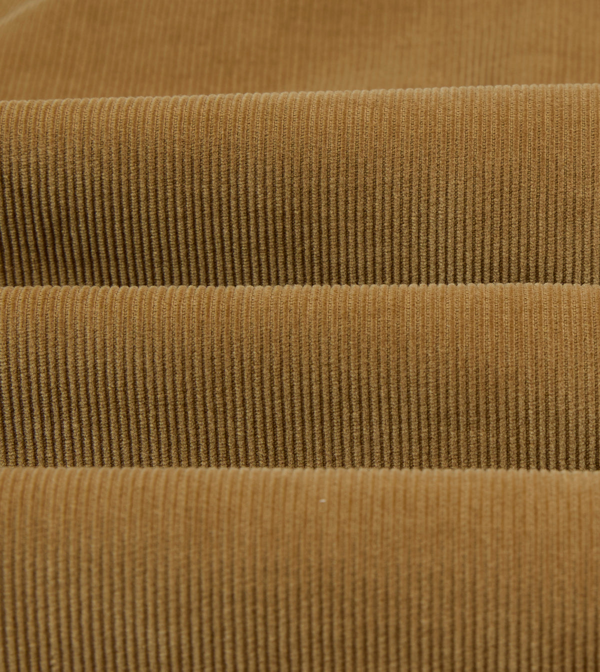 Tan Corduroy Two-Pocket Long Point Collar Work Shirt