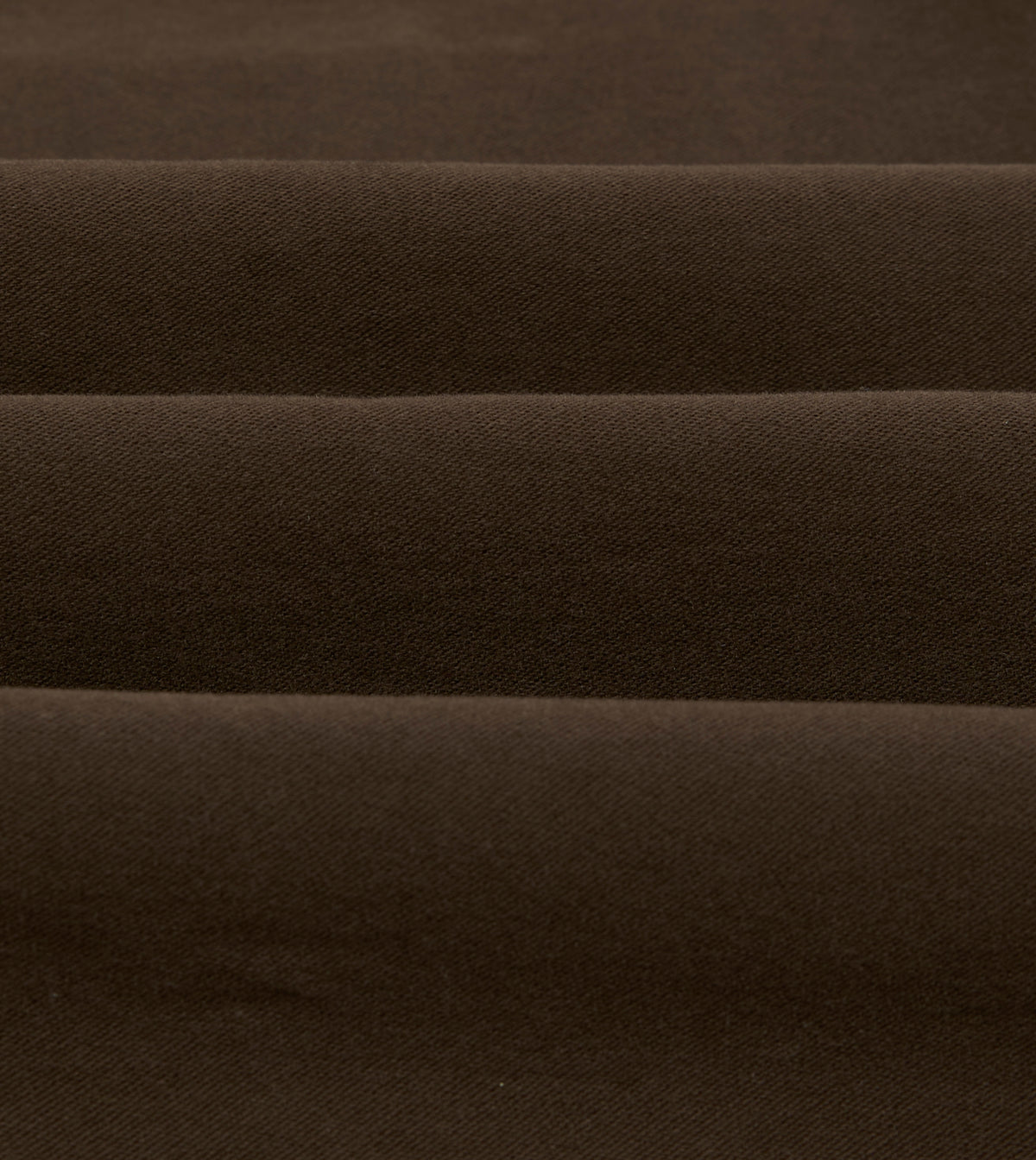Brown Moleskin Two-Pocket Long Point Collar Work Shirt