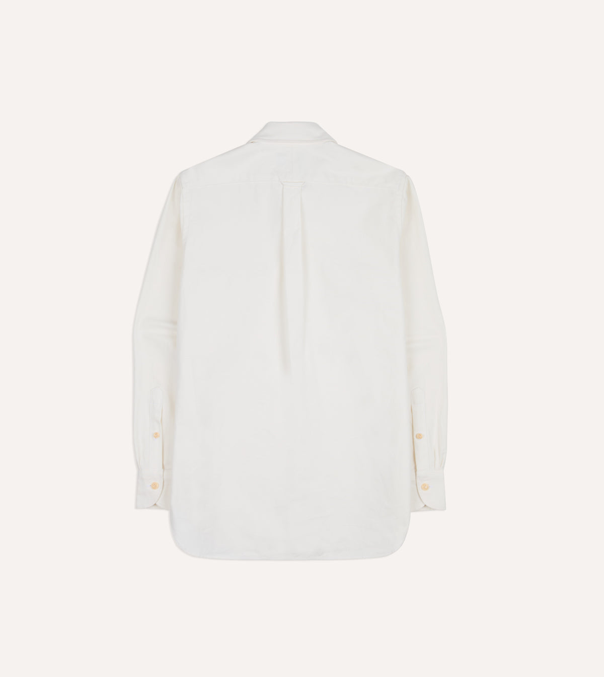 White Selvedge Denim Long Point Collar Work Shirt
