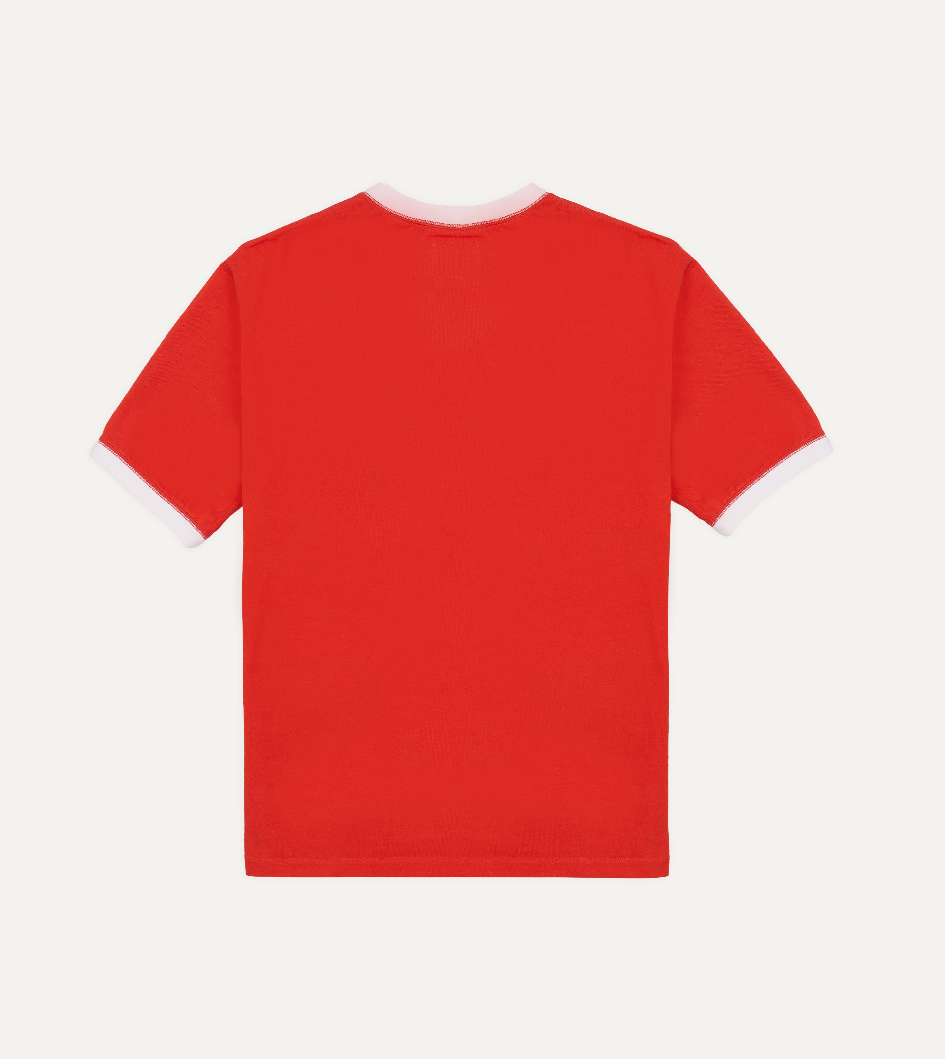 Drake's & Mr Camel Red Ringer T-Shirt