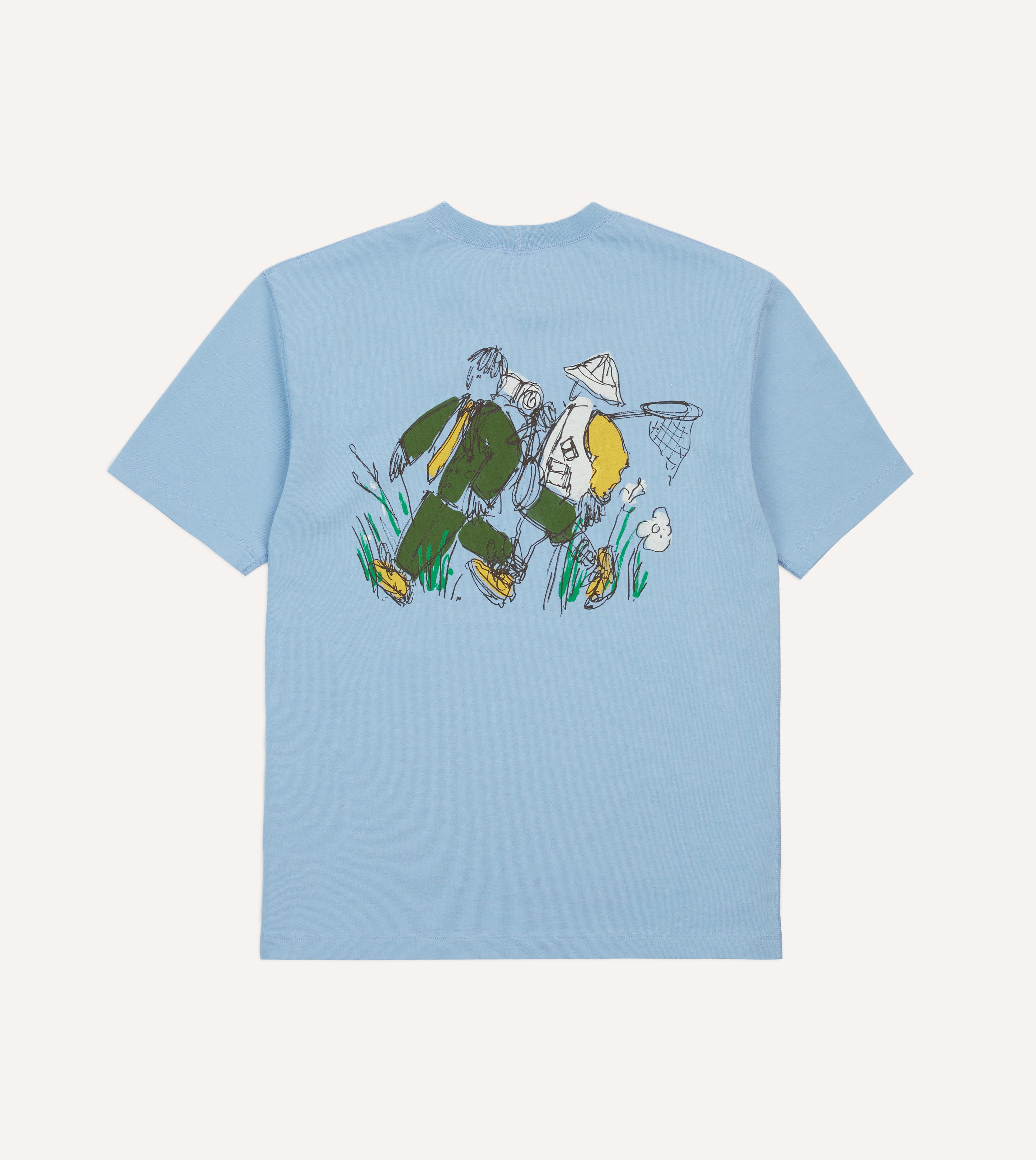 Drake’s and New Balance Blue Graphic T-Shirt