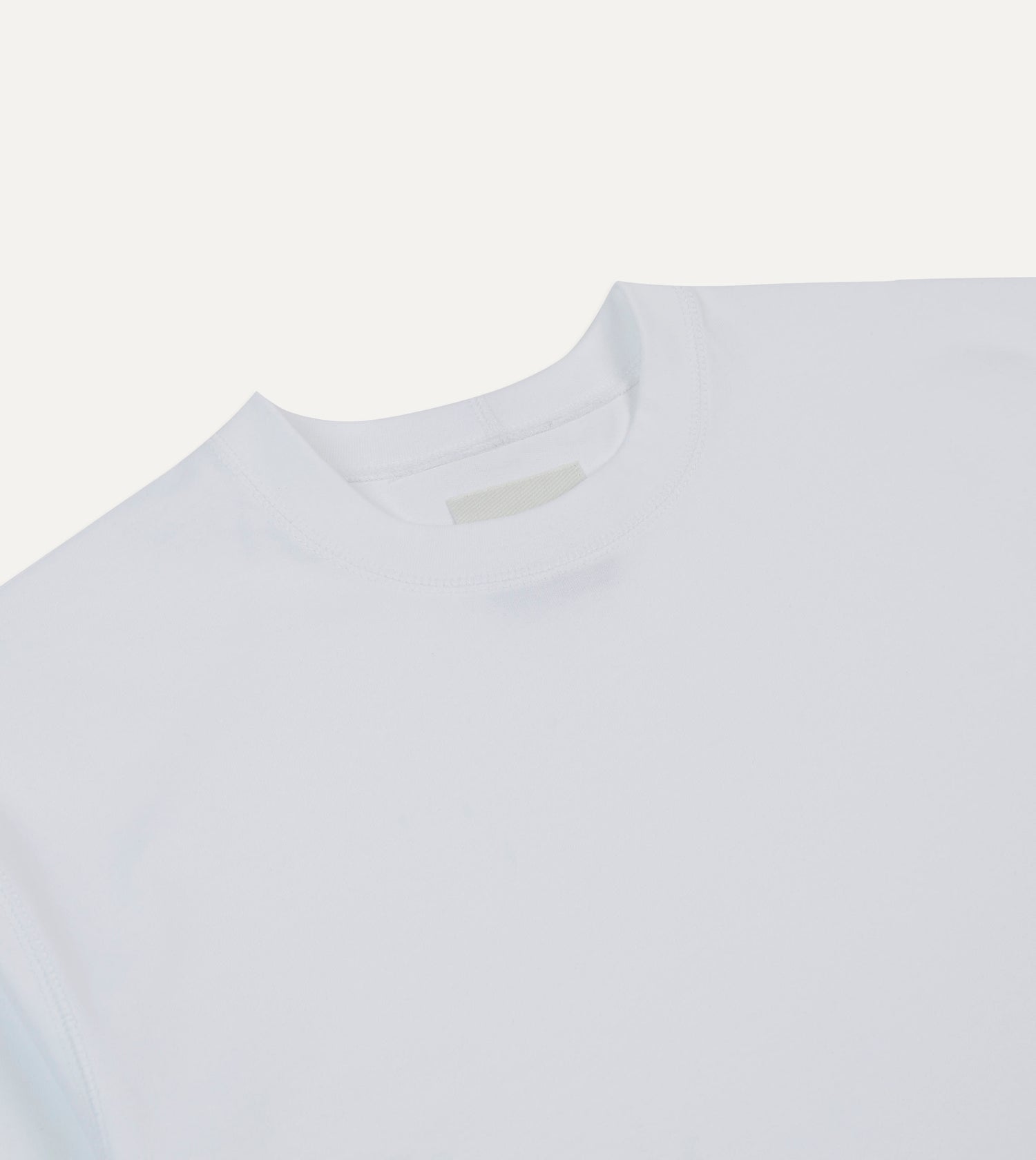 White Horseshoe Embroidered Crew Neck Hiking T-Shirt