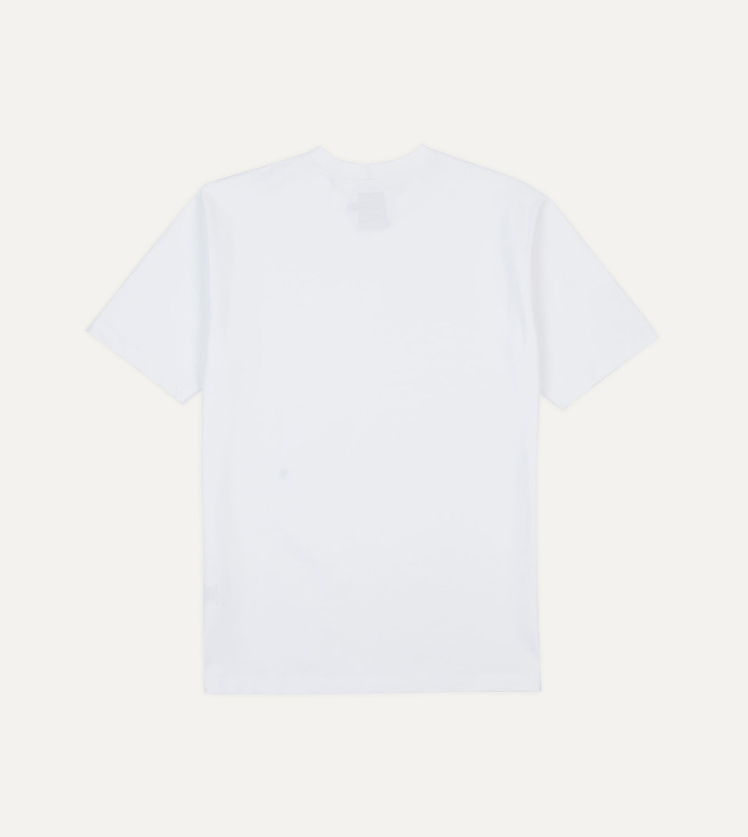 White Horseshoe Embroidered Crew Neck Hiking T-Shirt