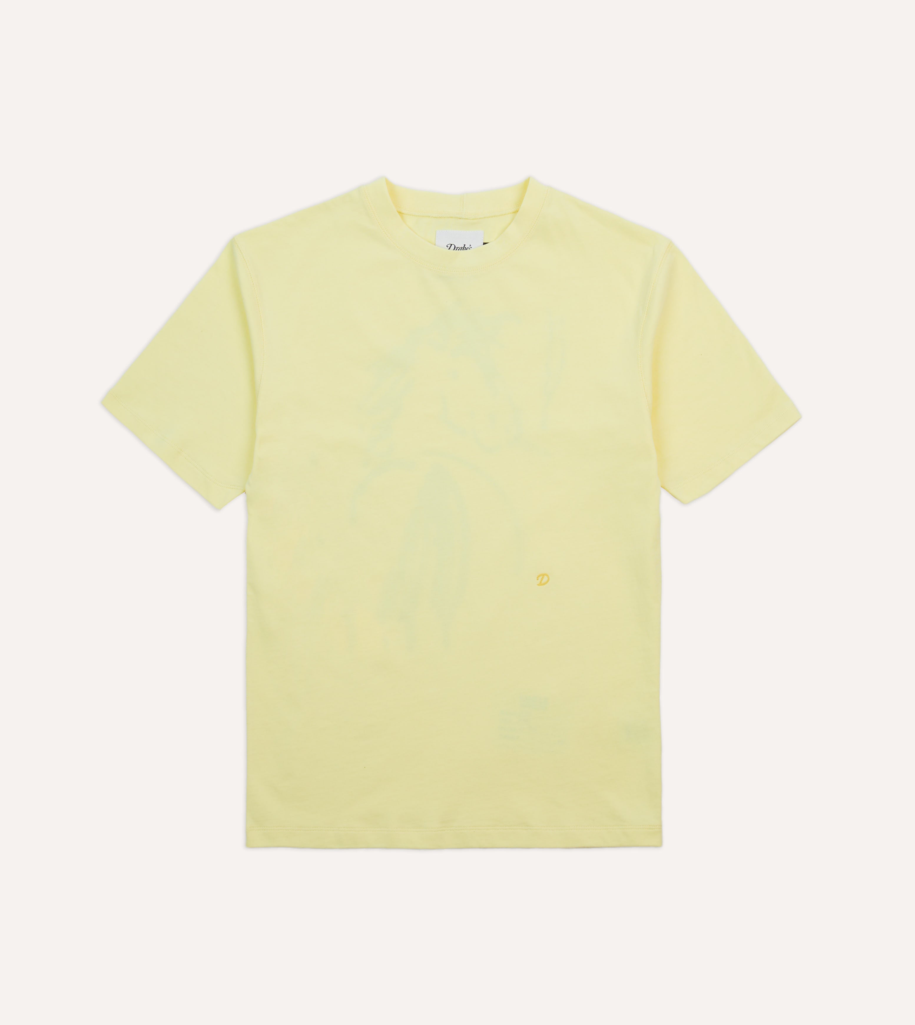 Yellow Horse Print Short-Sleeve Hiking T-Shirt