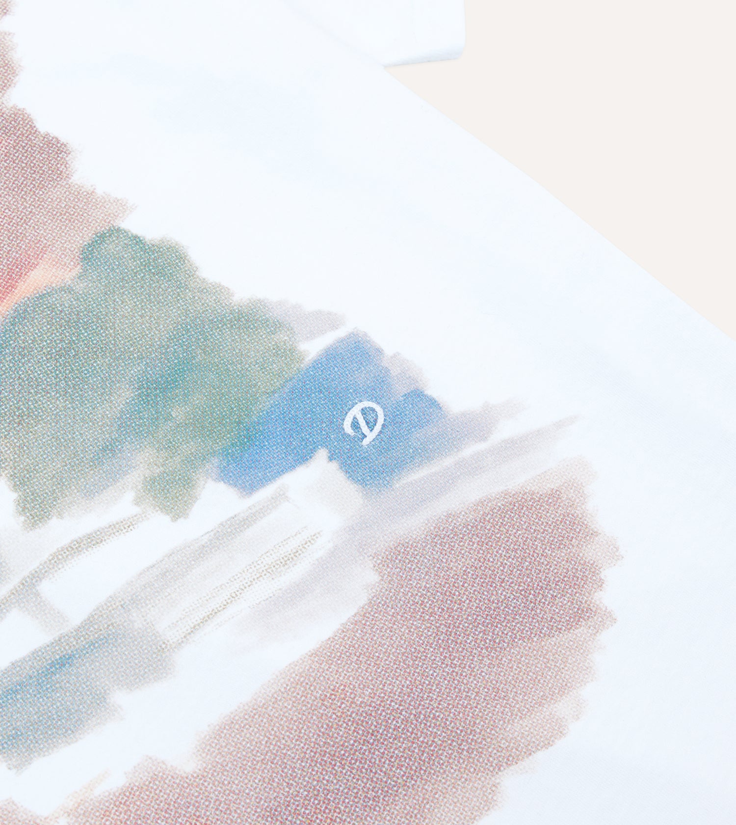 White Street Print Short-Sleeve Hiking T-Shirt