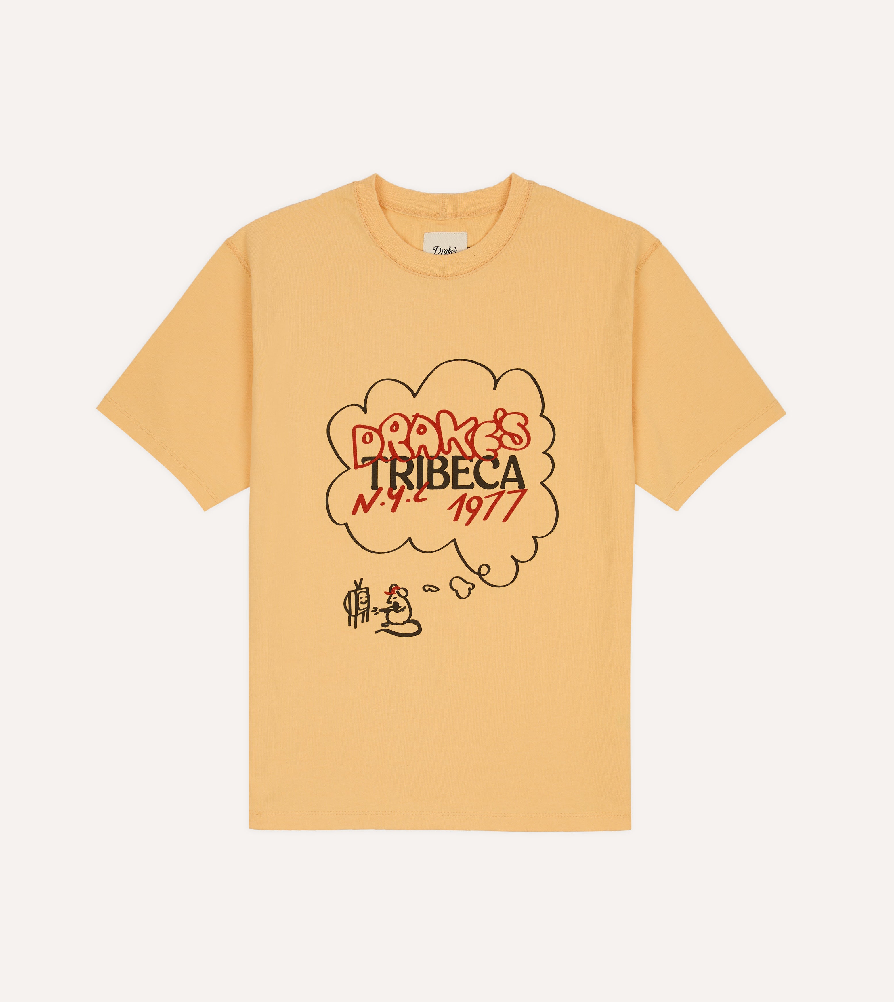 Yellow ‘Tribeca’ Print Short-Sleeve Hiking T-Shirt