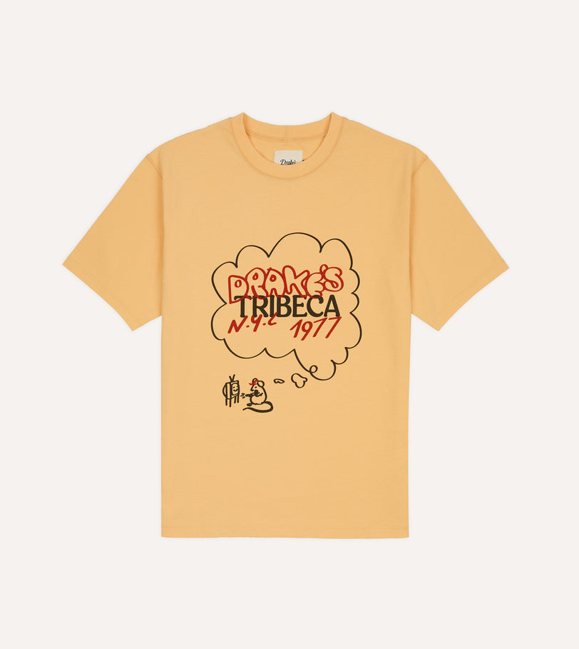 Yellow ‘Tribeca’ Print Short-Sleeve Hiking T-Shirt