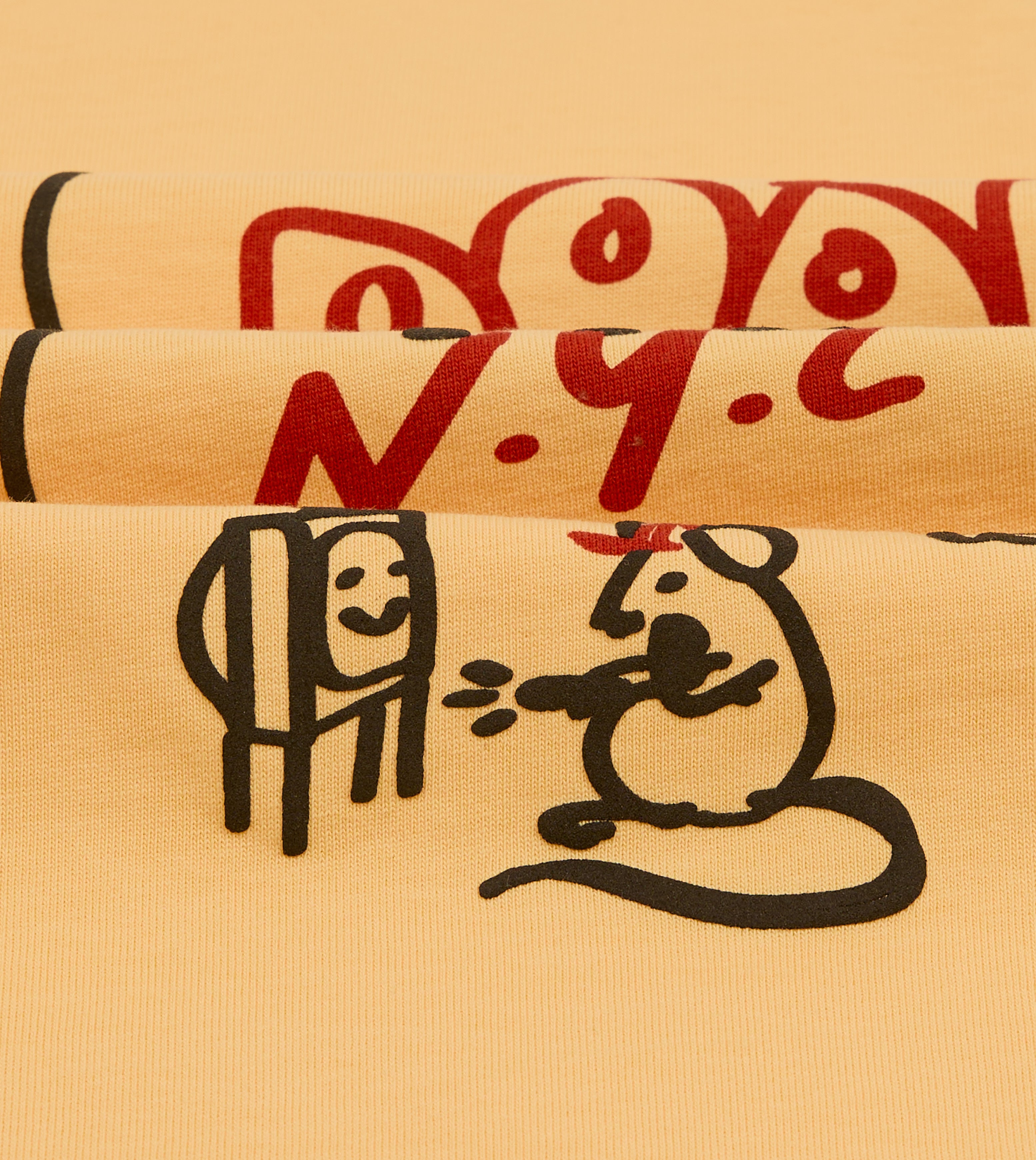 Yellow ‘Tribeca’ Print Short-Sleeve Hiking T-Shirt