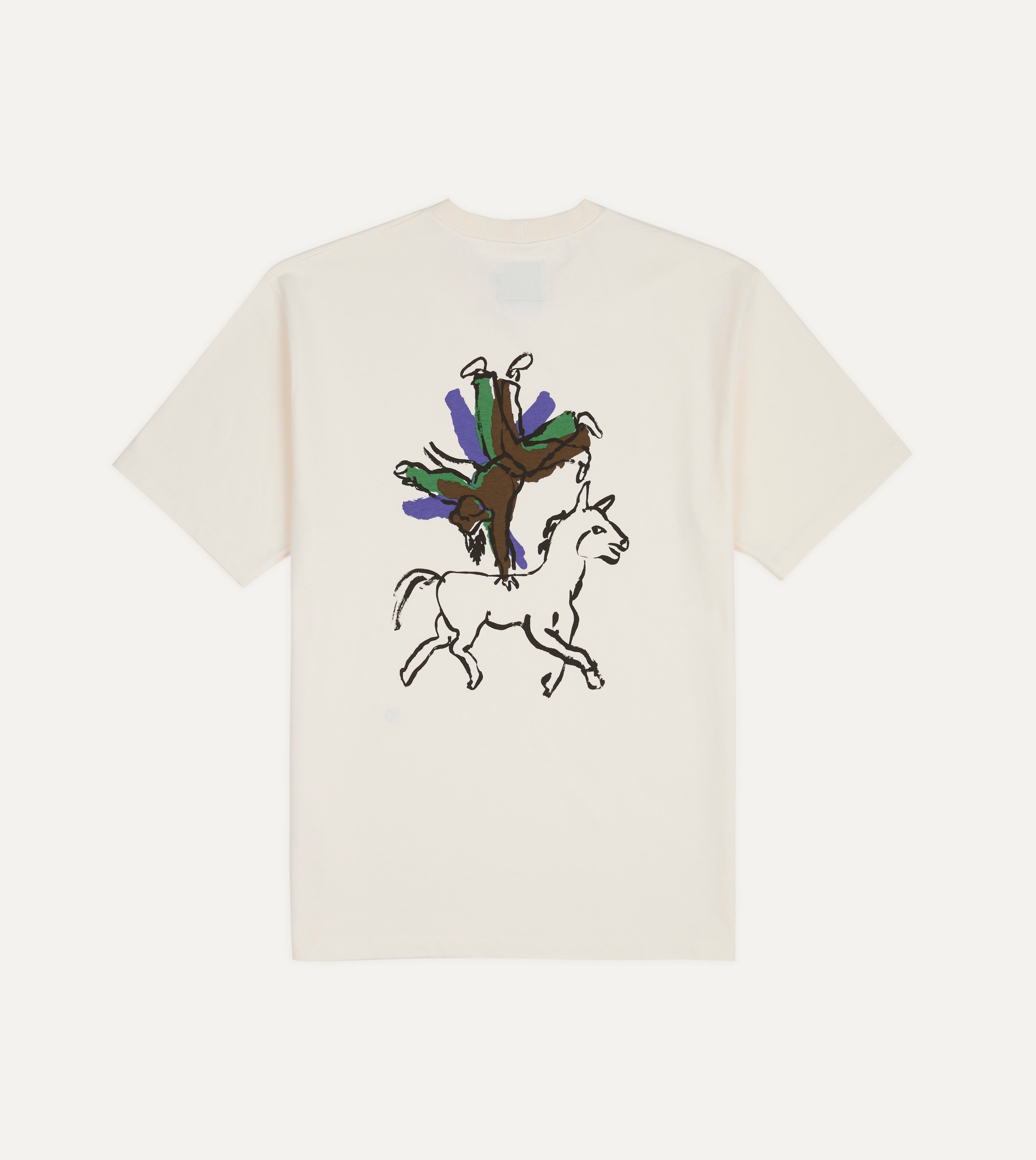 Drake's by A. Levine Vaulting Print Short-Sleeve Hiking T-Shirt
