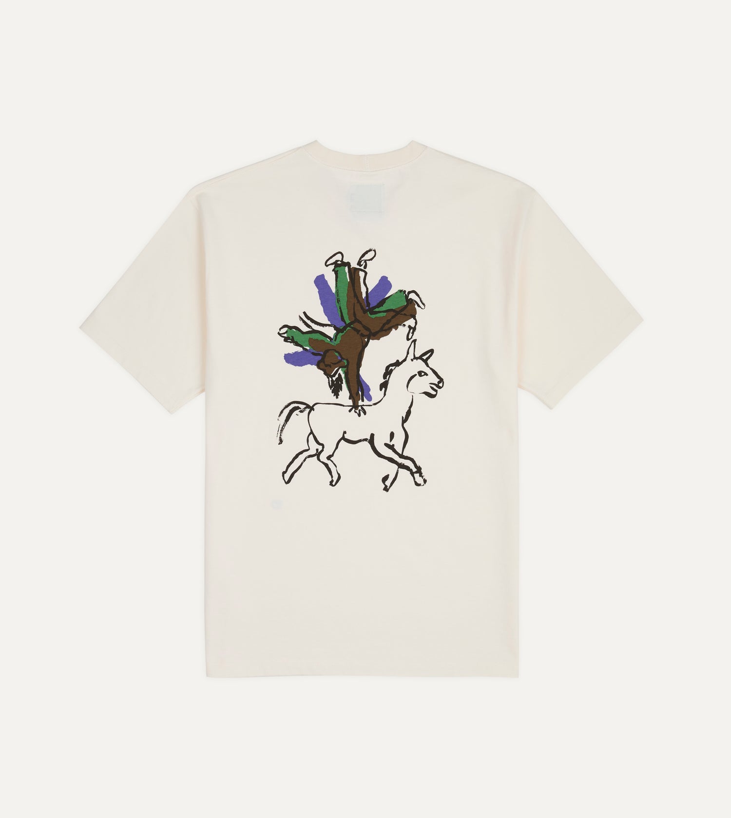 Drake's by A. Levine Vaulting Print Short-Sleeve Hiking T-Shirt