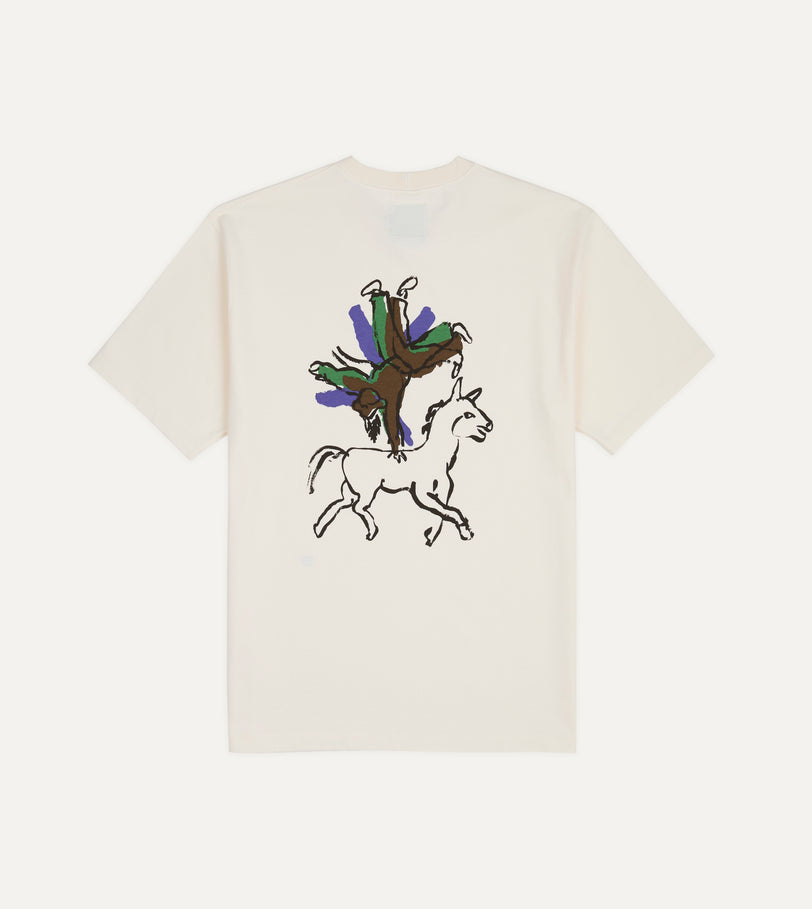Drake's by A. Levine Vaulting Print Short-Sleeve Hiking T-Shirt