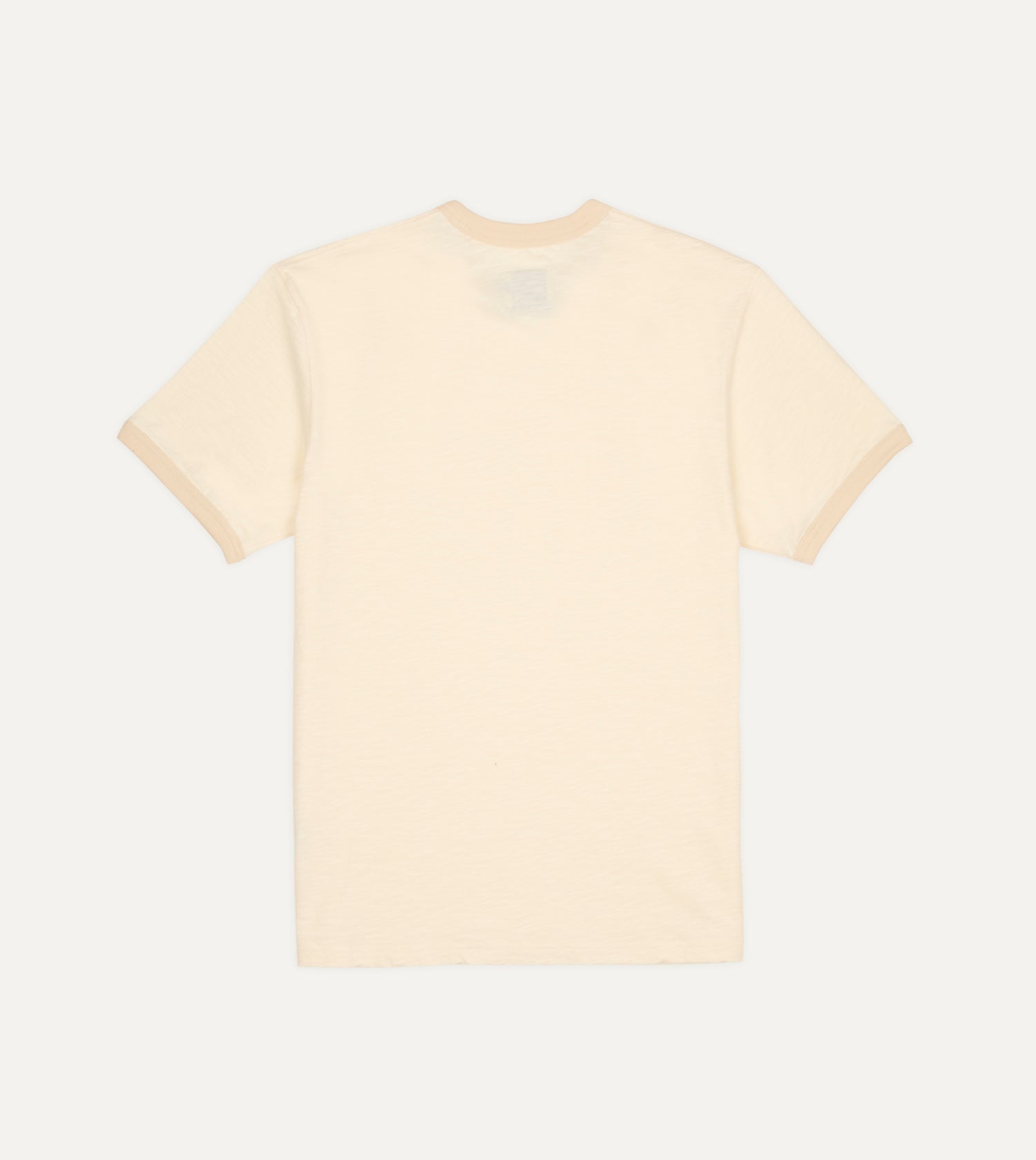 Ecru Tonal Ringer T-Shirt