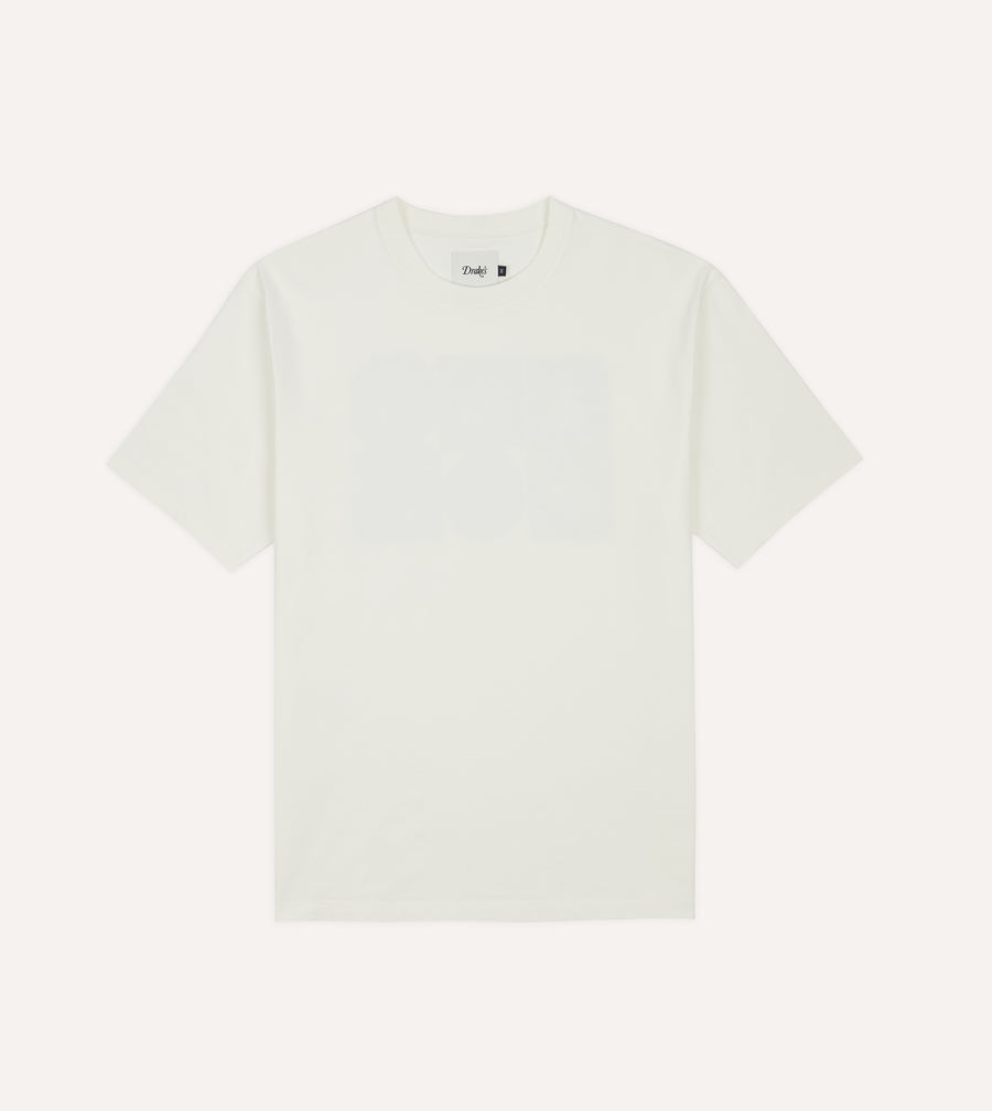 Antique White 'Tile' Print Short-Sleeve Hiking T-Shirt