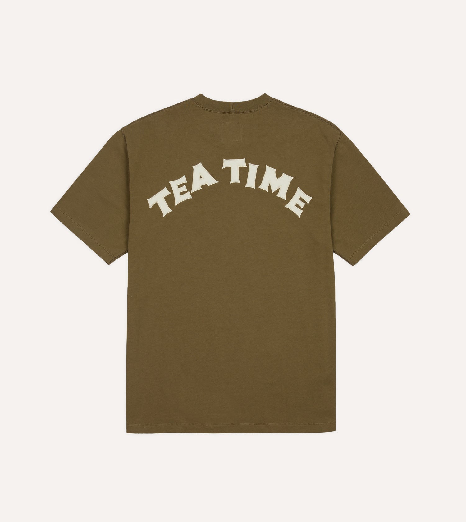 Olive 'Tea Time' Short-Sleeve Hiking T-Shirt