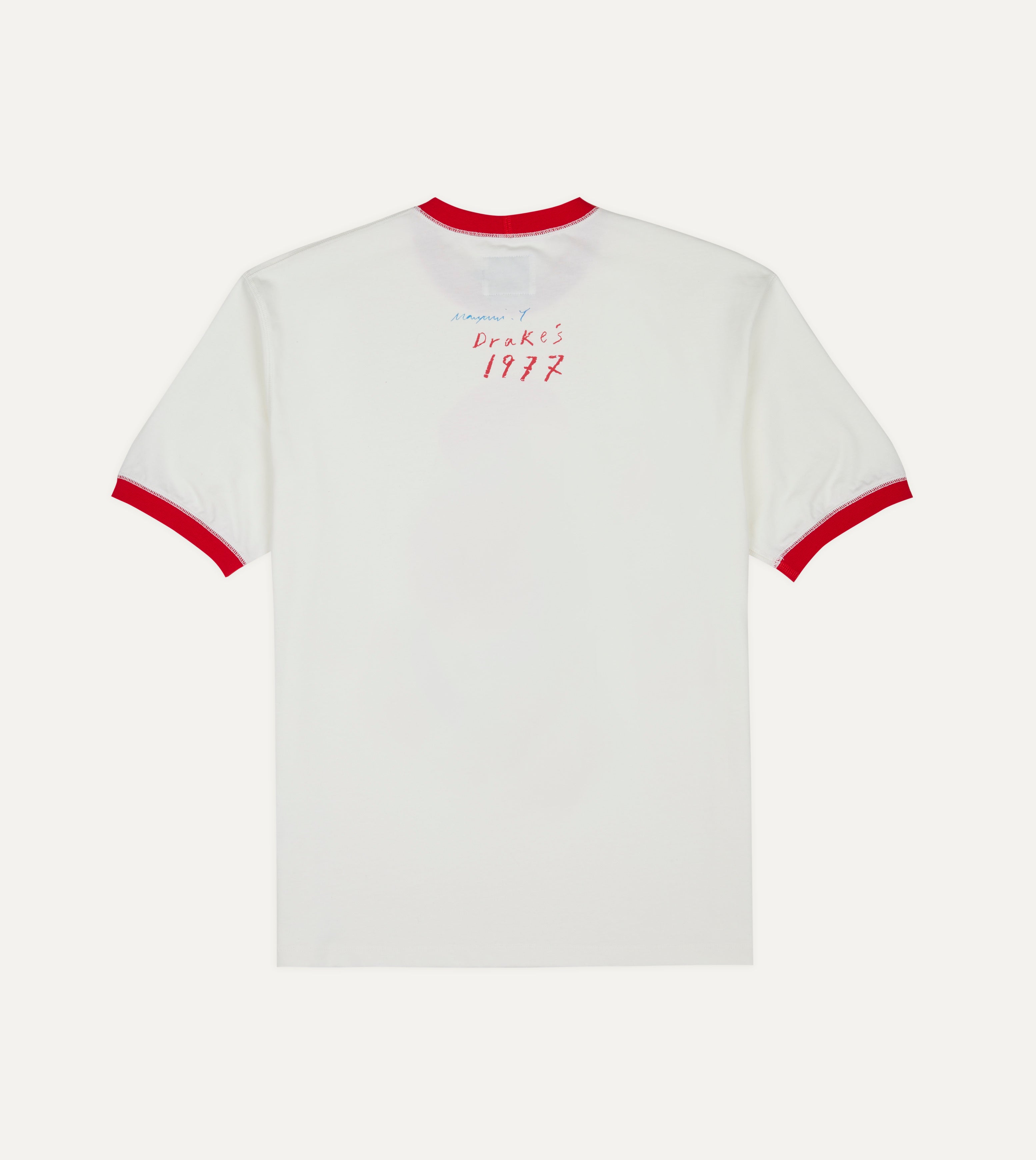 Mayumi Y. for Drake's Print Ringer T-Shirt – Drakes US