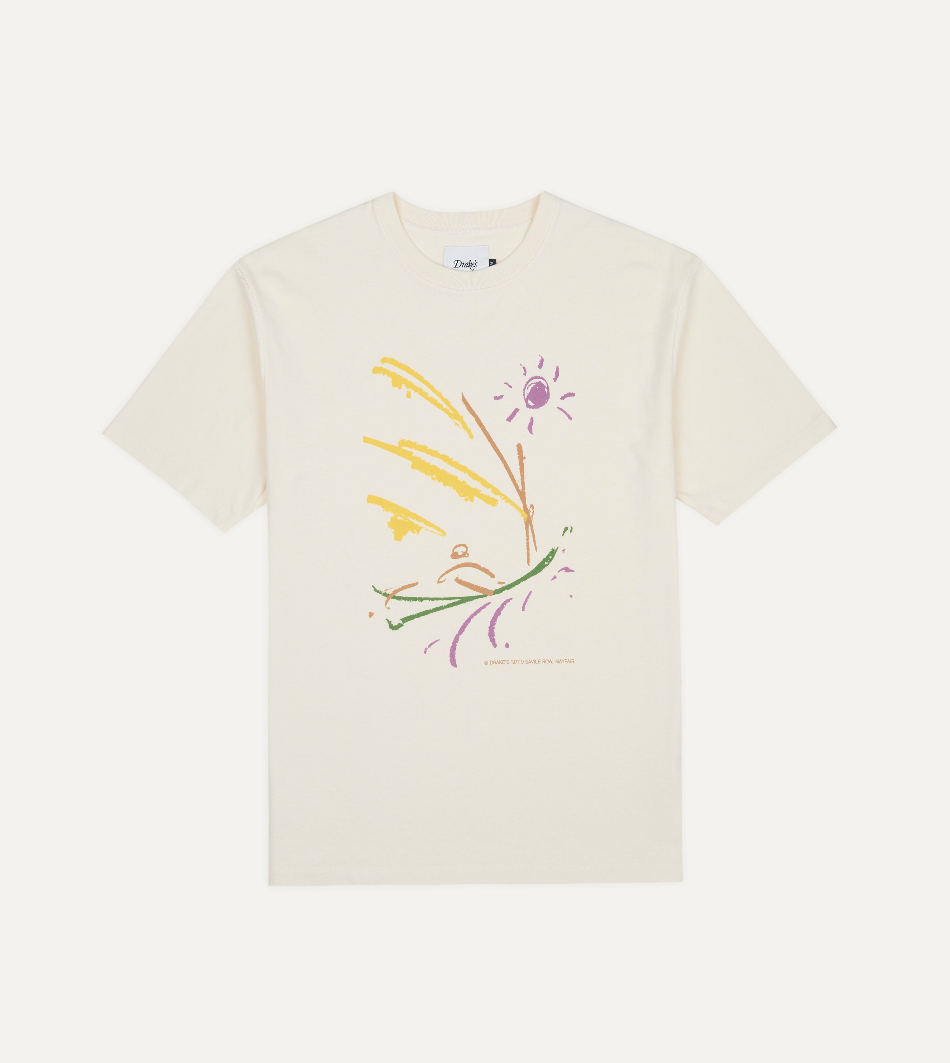 Antique White 'Sun Sail' Print Short-Sleeve Hiking T-Shirt
