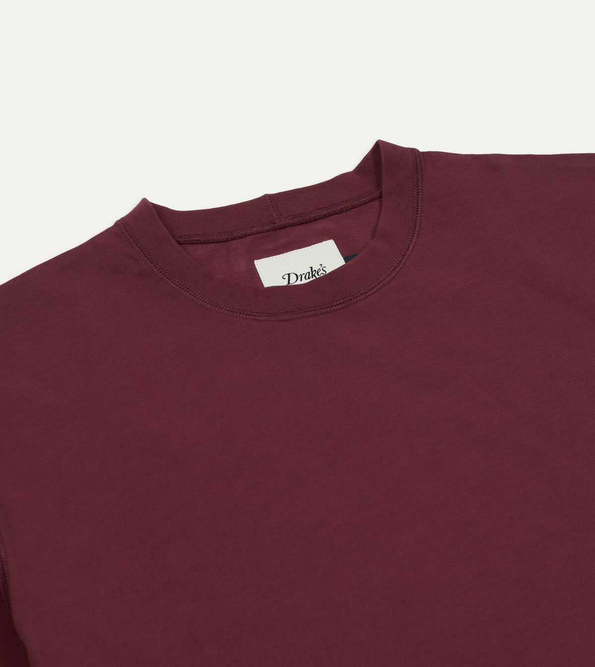 Burgundy 'O'Clock' Print Short-Sleeve Hiking T-Shirt